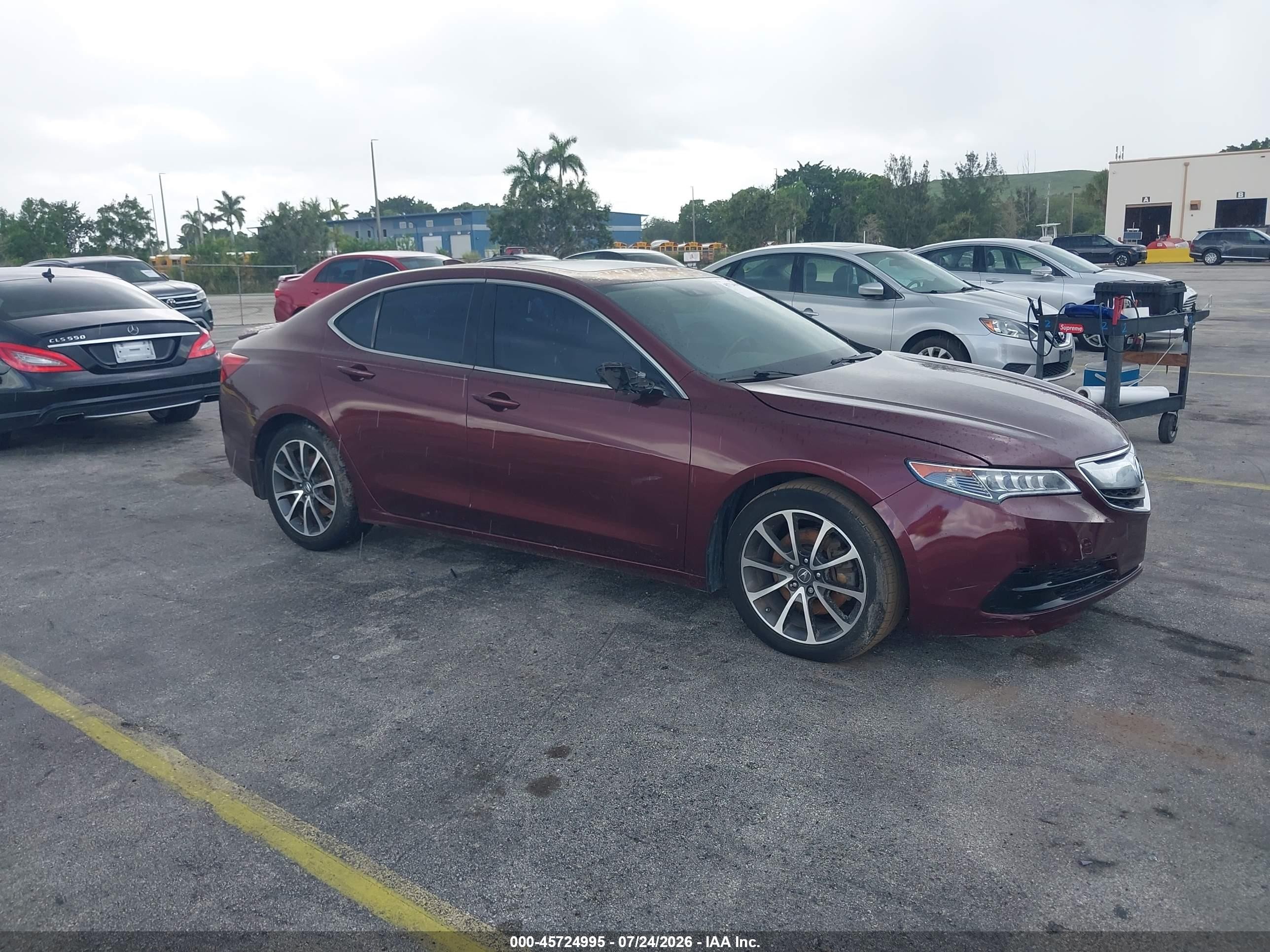 2015 Acura TLX Technology, VIN 19UUB2F57FA009390 — Normal wear