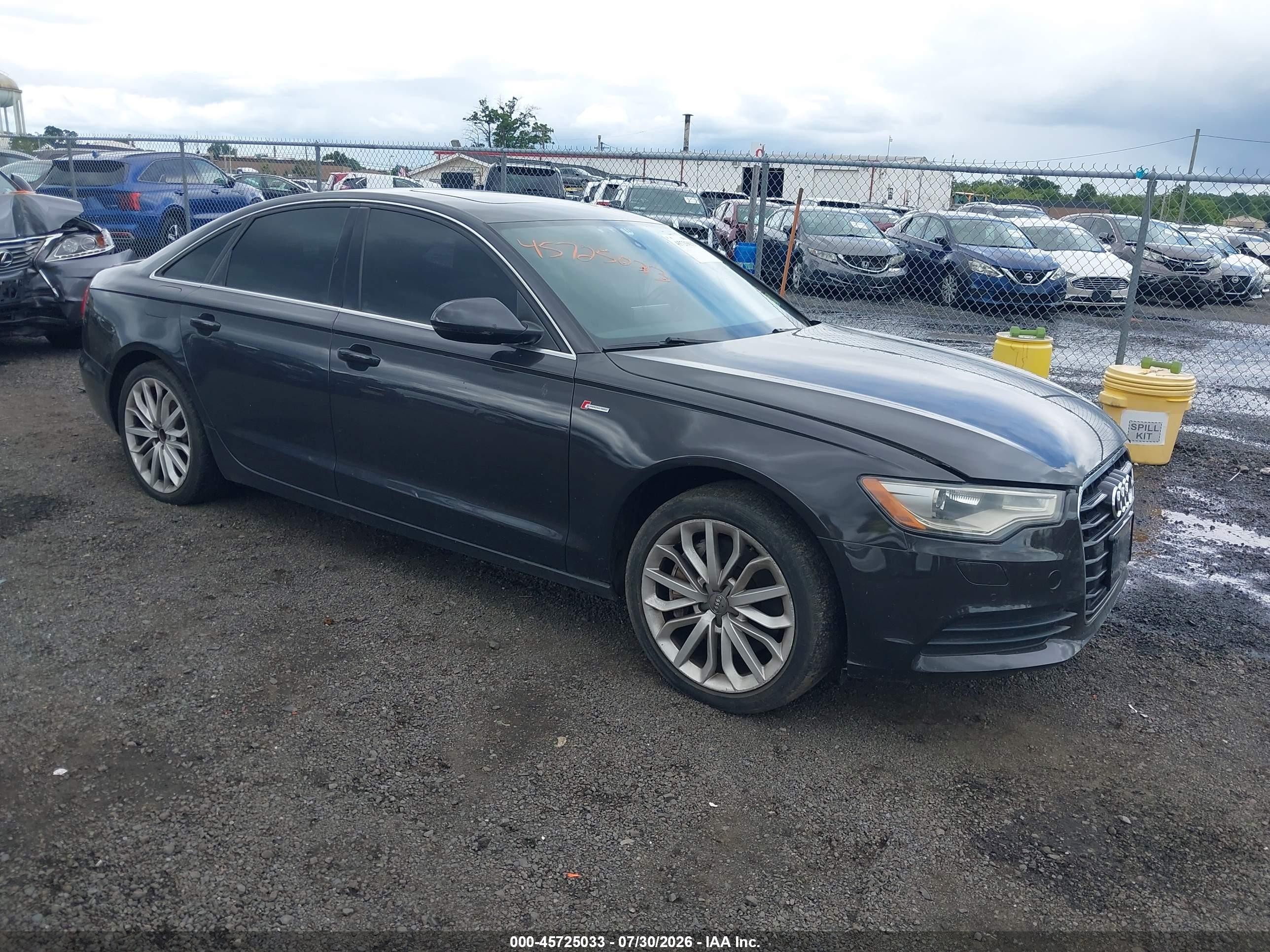 2012 Audi A6 Premium Plus, VIN WAUGGAFC6CN154282 — Normal wear