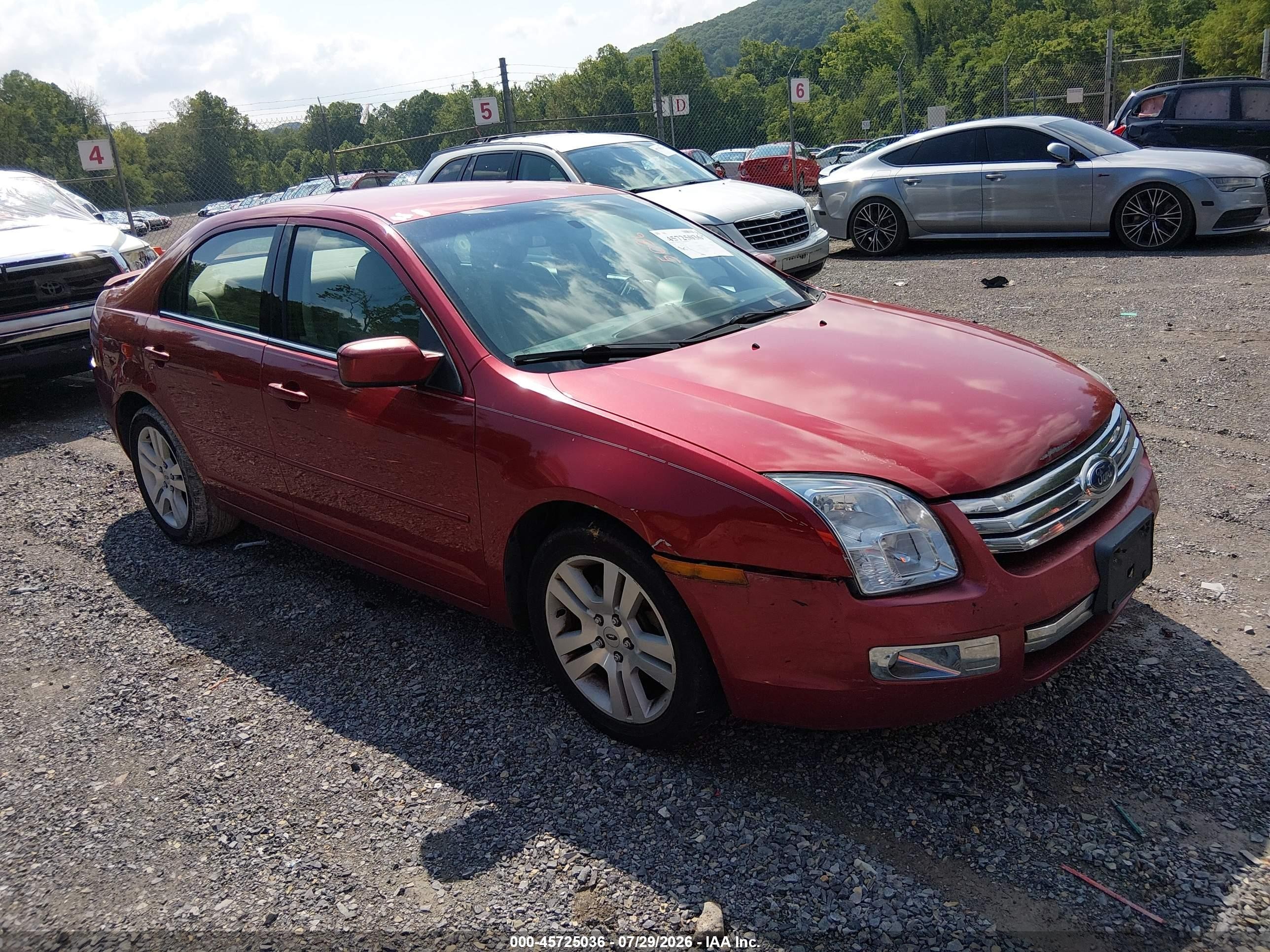 2008 Ford Fusion SEL, VIN 3FAHP08138R183939 — Front end