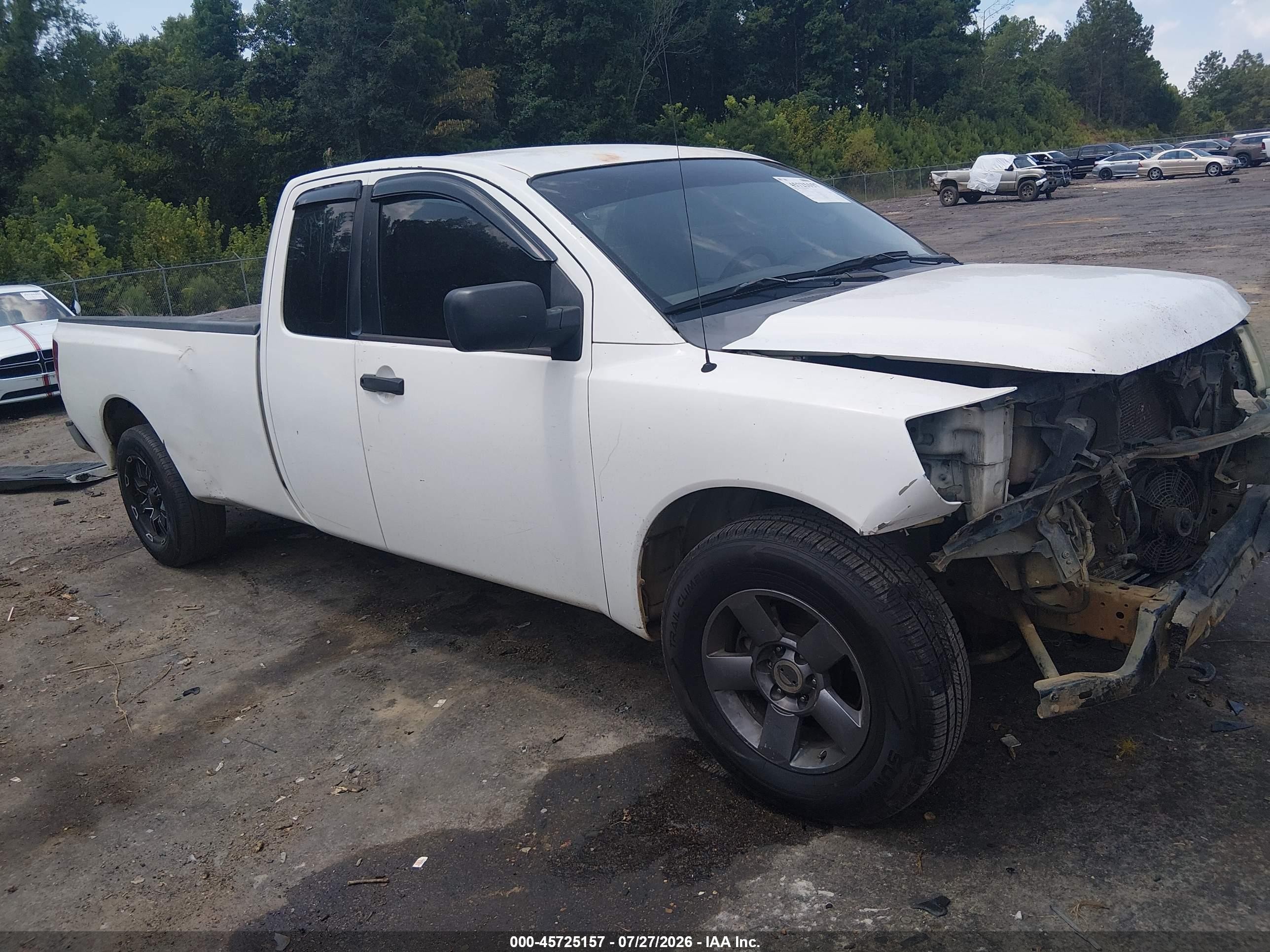 2008 Nissan Titan XE, VIN 1N6AA06E88N320103 — Перед