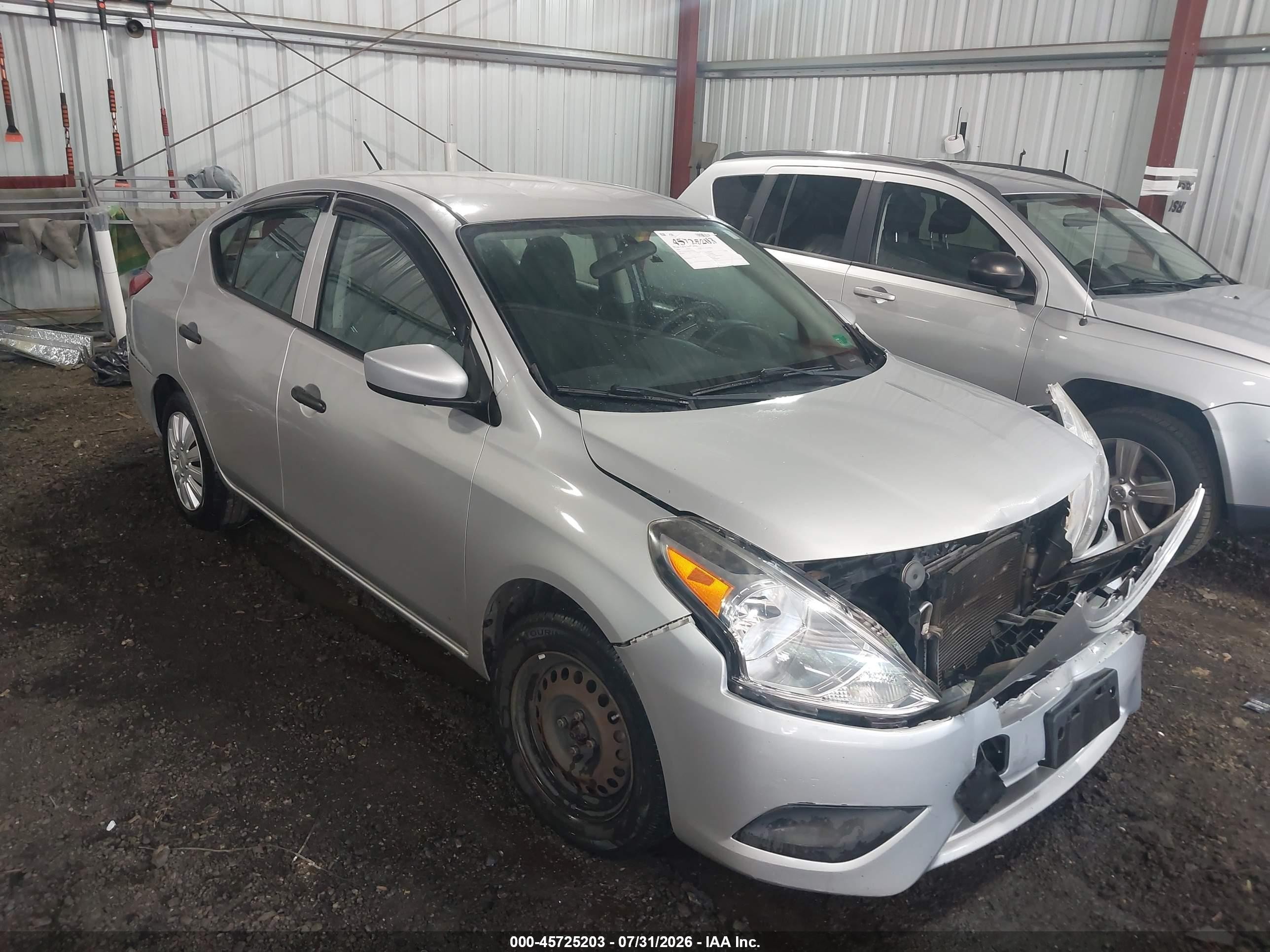 2016 Nissan Versa S Plus, VIN 3N1CN7AP4GL857764 — Front end