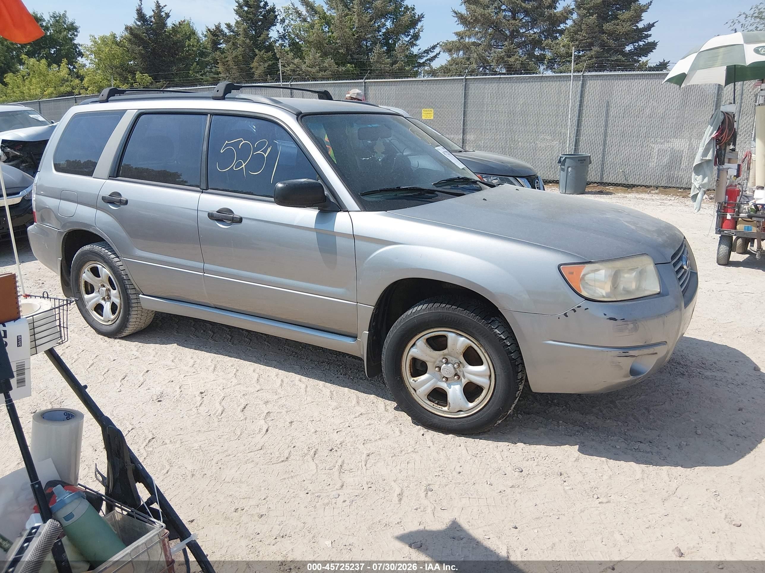 2007 Subaru Forester X, VIN JF1SG63617H747972 — Обычный износ