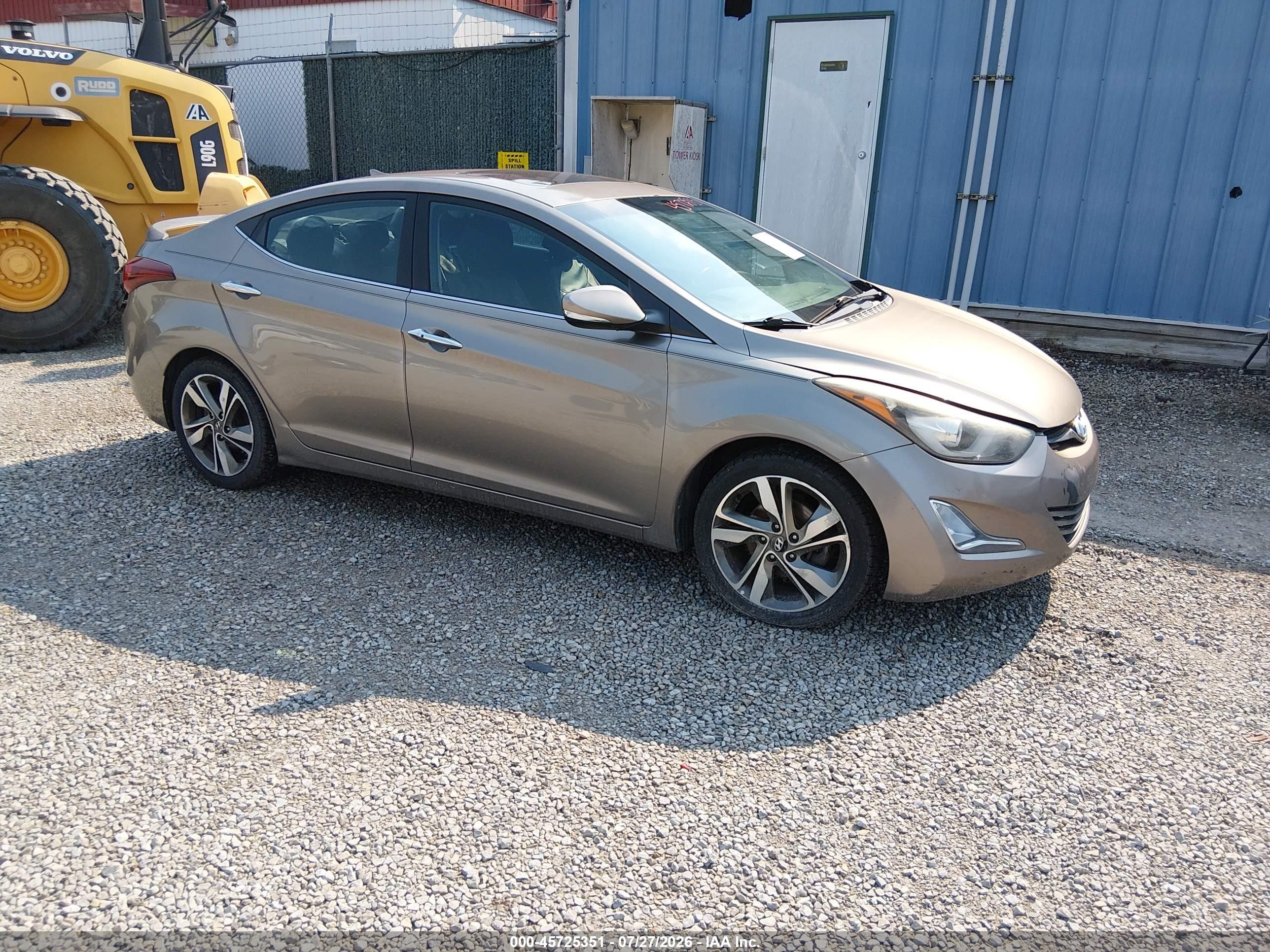2014 Hyundai Elantra SE, VIN 5NPDH4AE2EH519427 — Normal wear