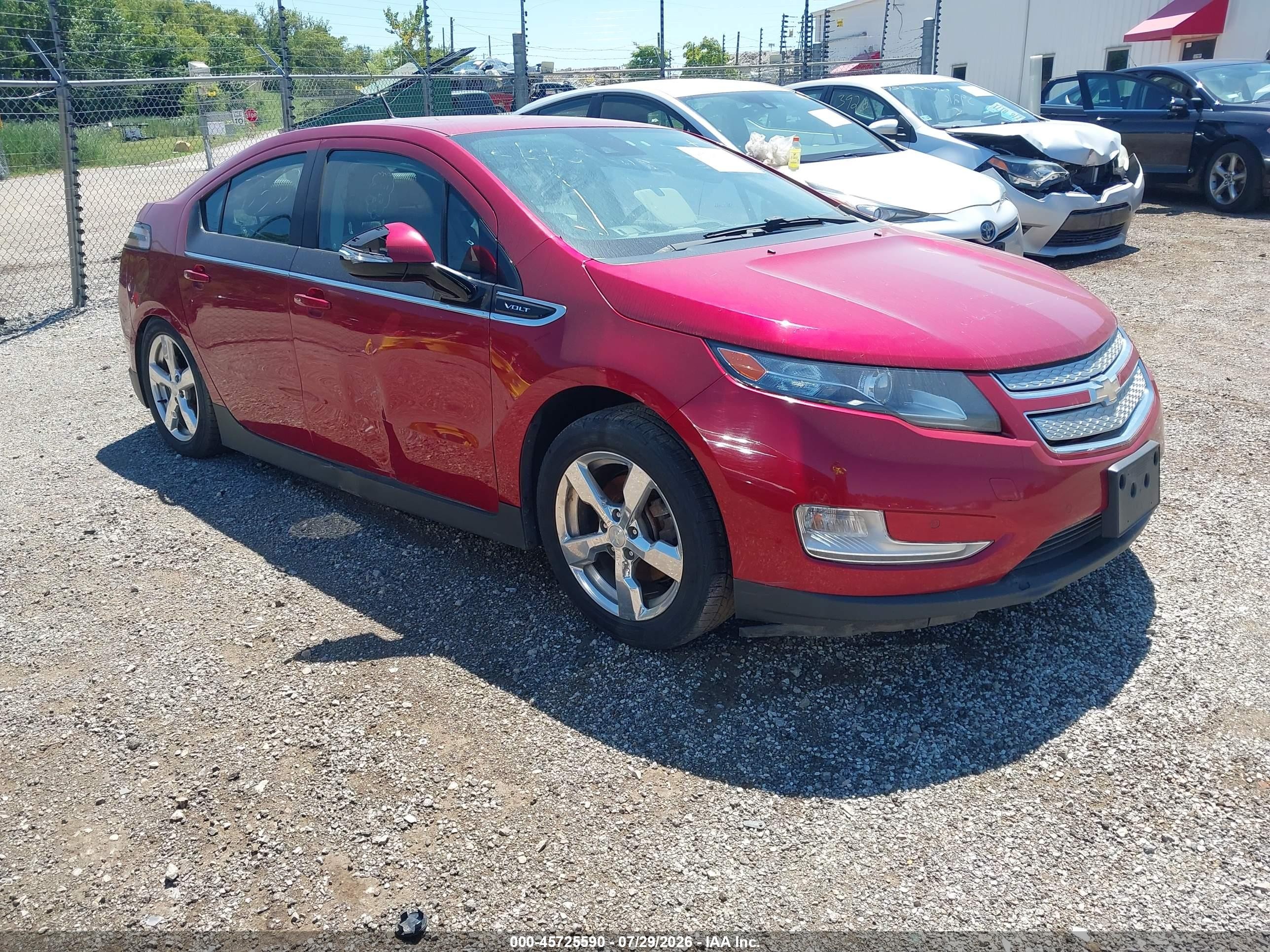 2013 Chevrolet Volt, VIN 1G1RB6E41DU123961 — Rear end
