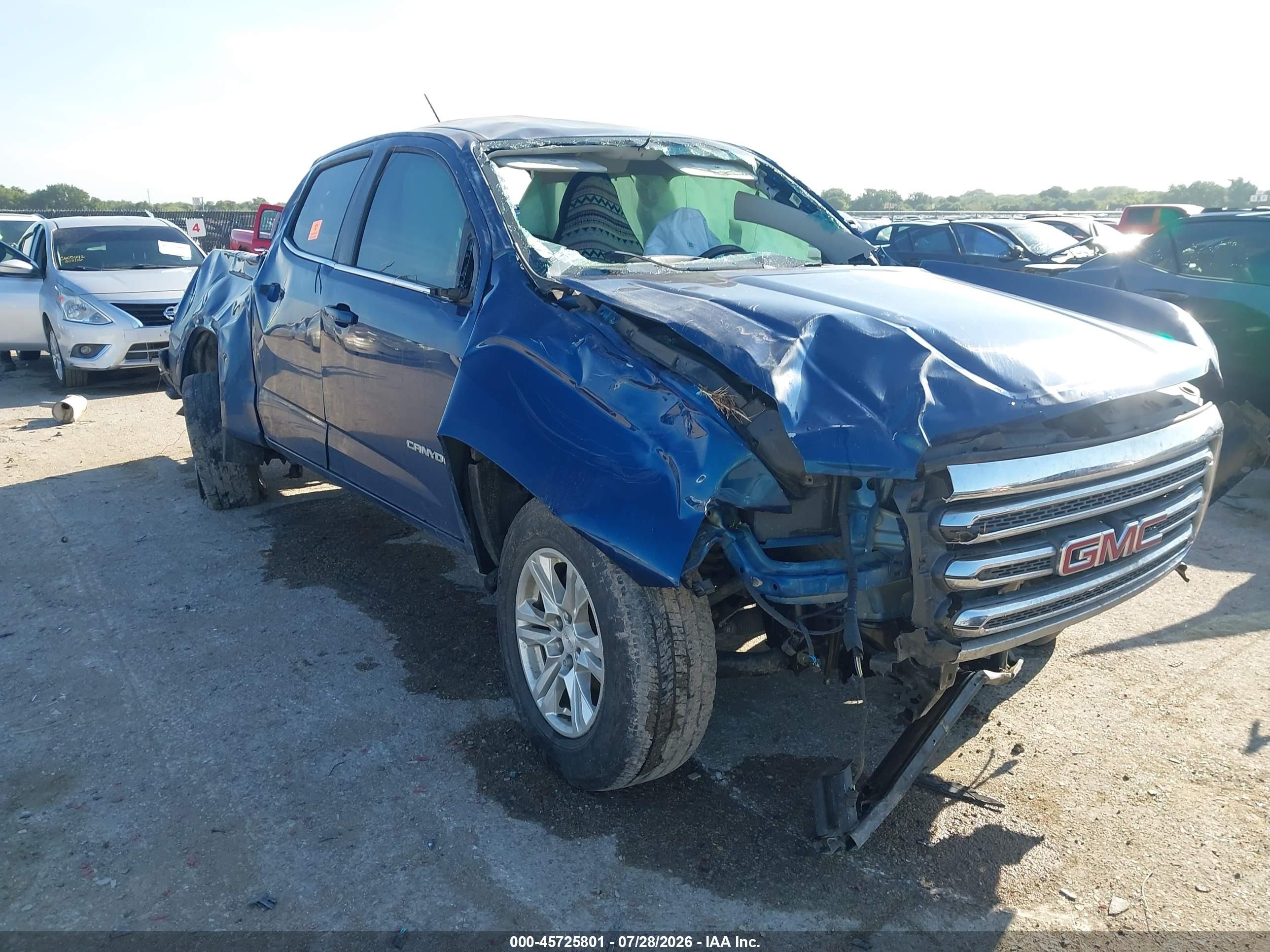 2019 GMC Canyon 2WD SLE, VIN 1GTG5CEN9K1187435 — Biohazard / chemical