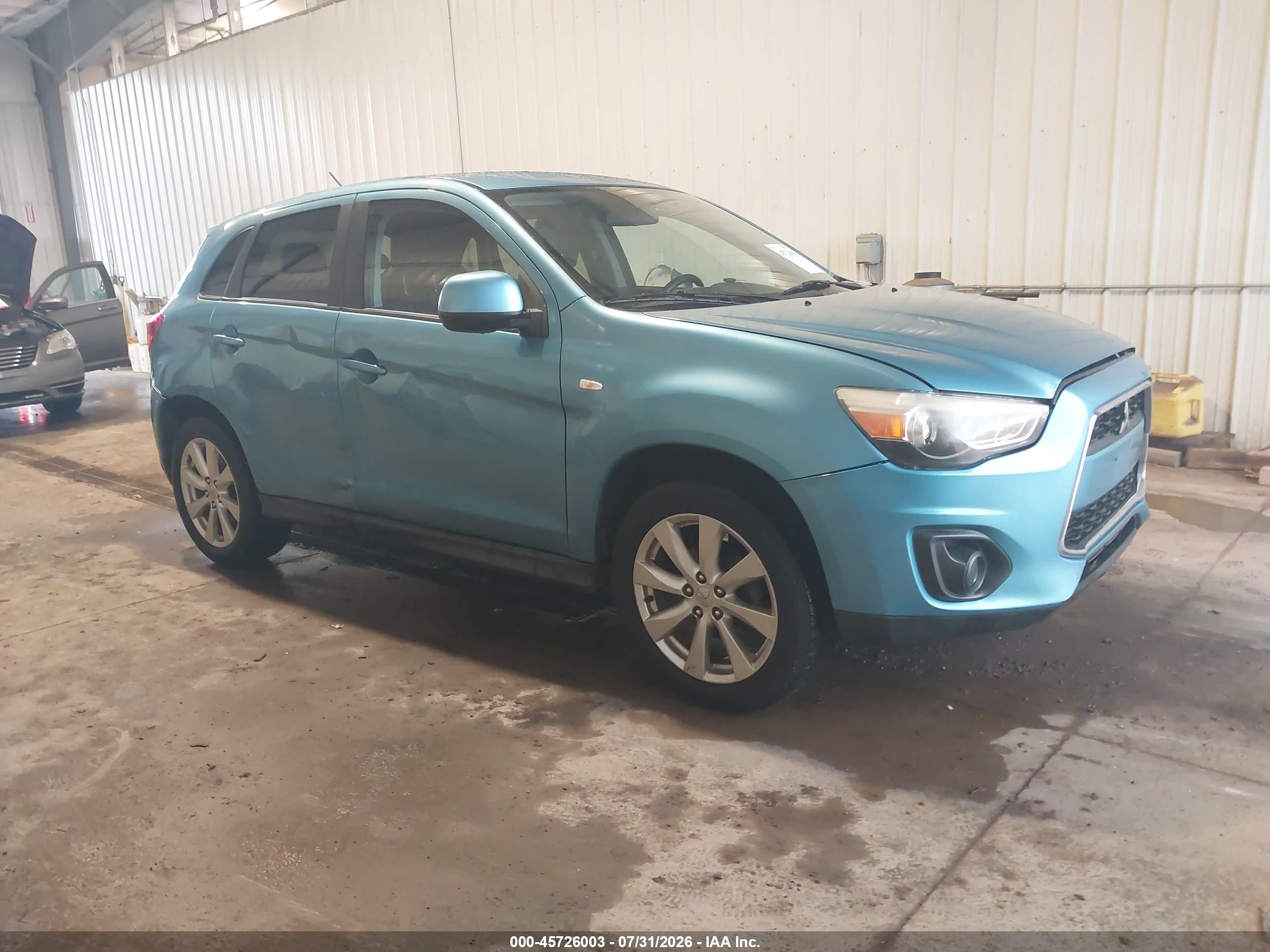 2013 Mitsubishi Outlander ES, VIN 4A4AP3AU3DE002488 — Side