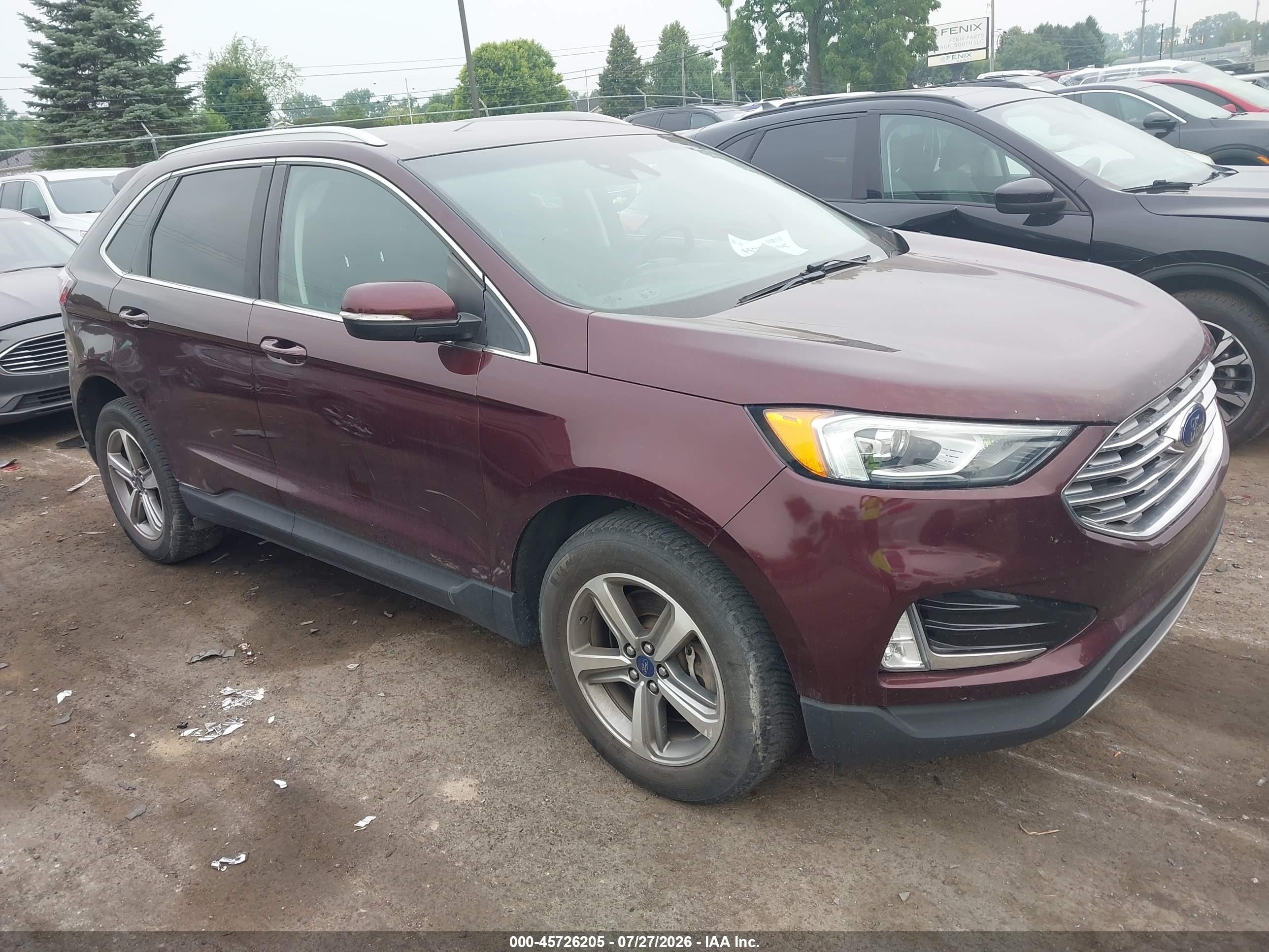 2019 Ford Edge SEL, VIN 2FMPK4J92KBB12826 — Side