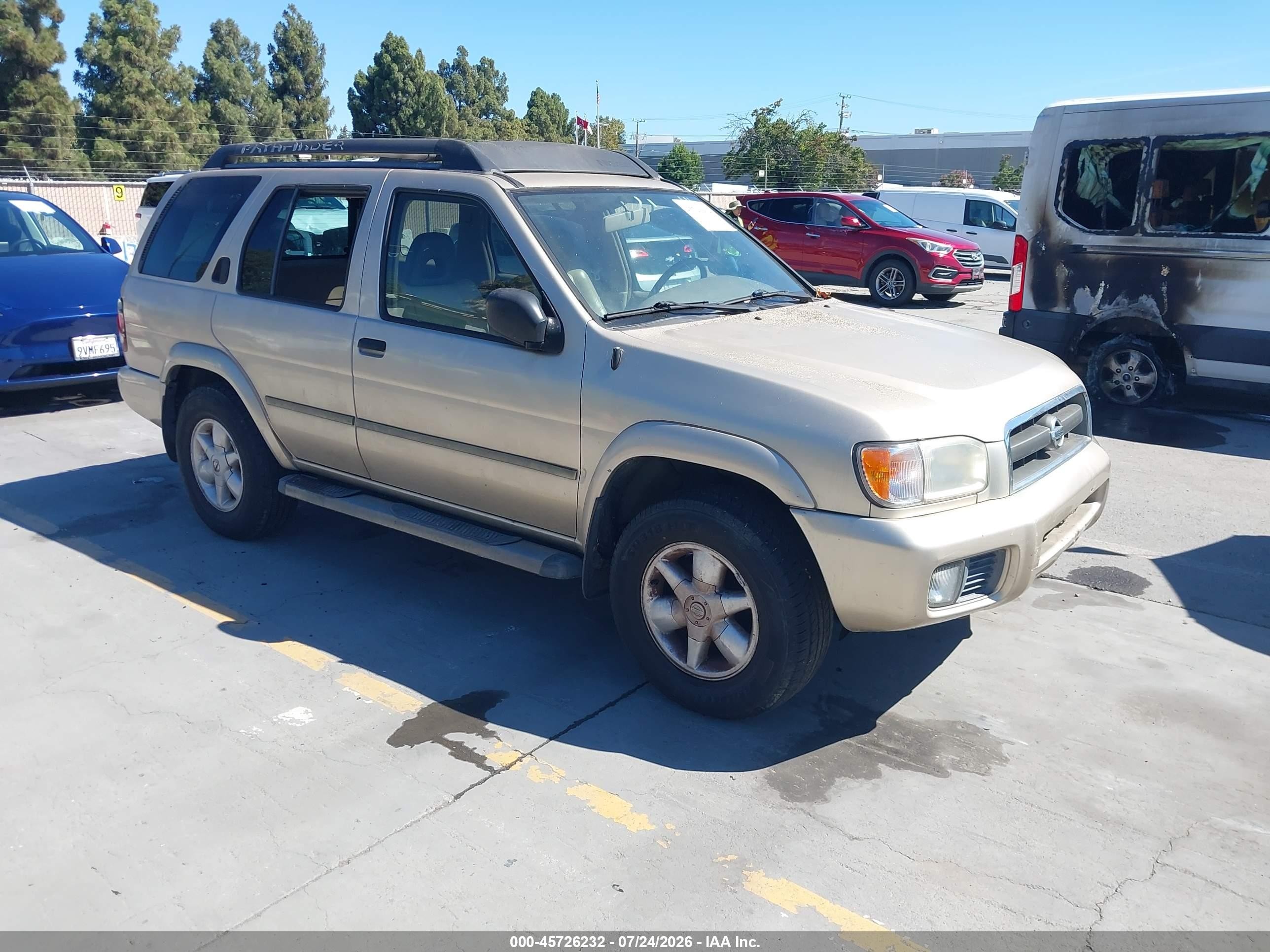 2002 Nissan Pathfinder SE, VIN JN8DR09Y22W707220 — Обычный износ