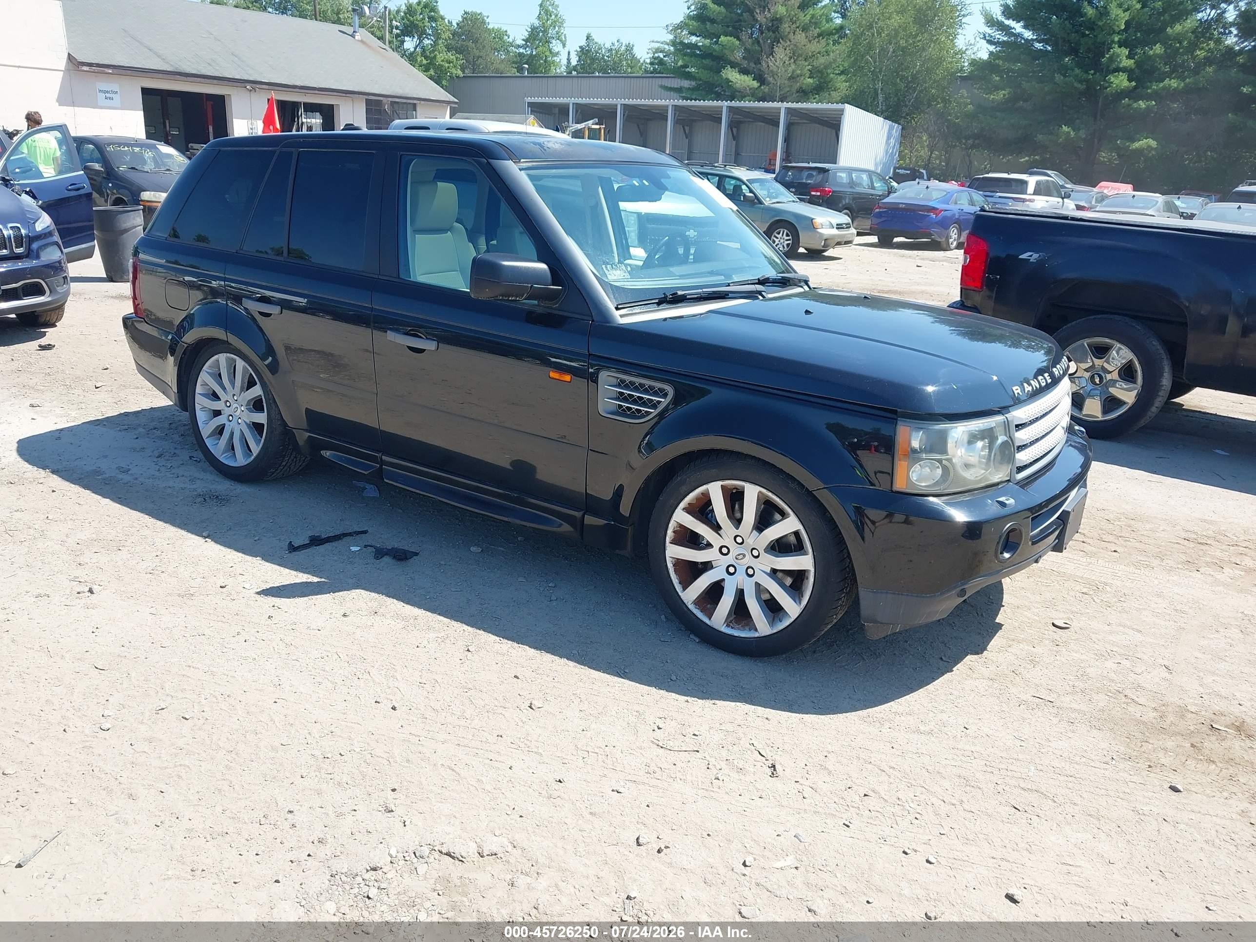 2008 Land Rover Range Rover Sport SC, VIN SALSH23498A126612 — Not stated