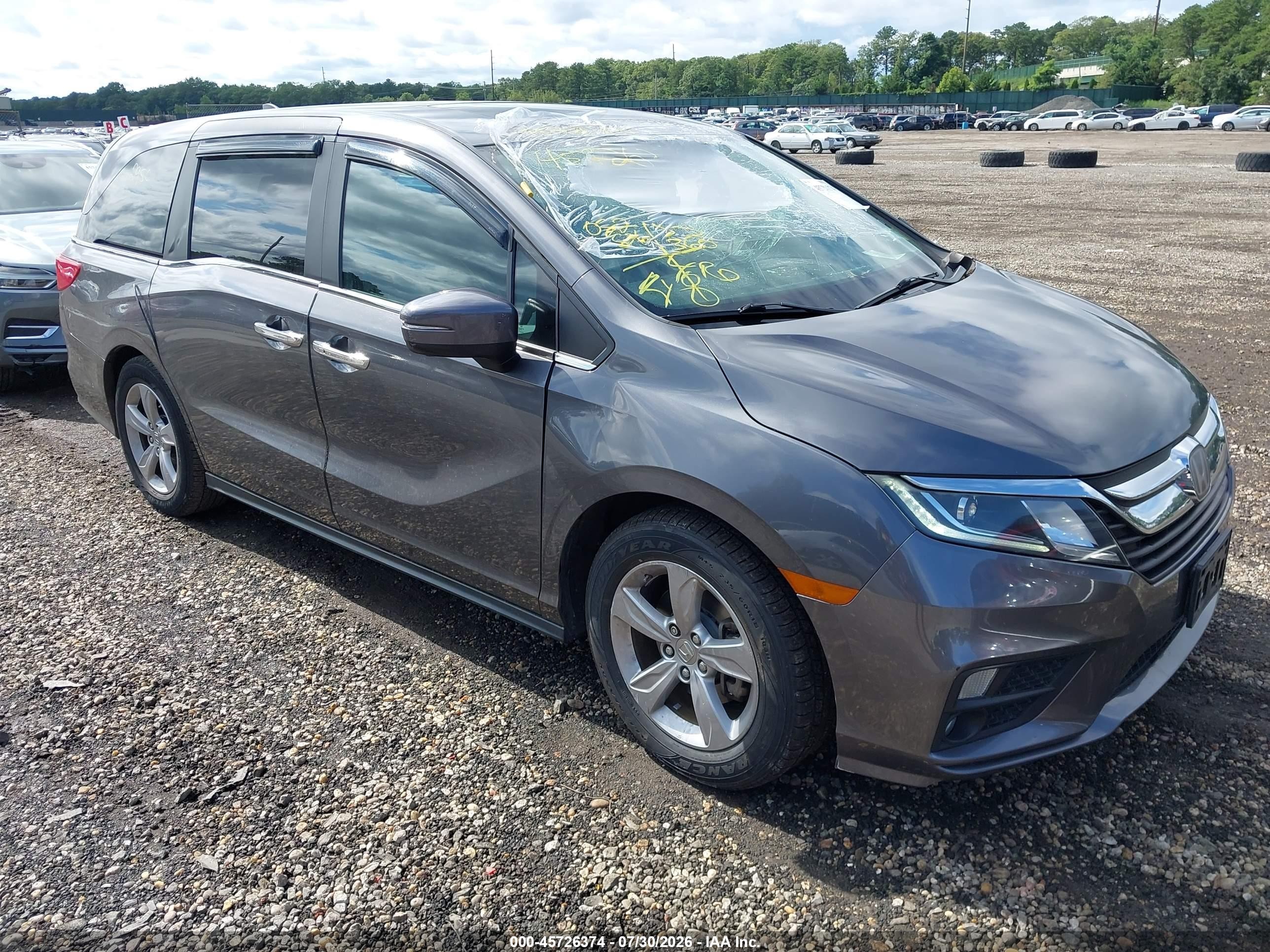 2019 Honda Odyssey EX-L, VIN 5FNRL6H77KB005865 — Перед