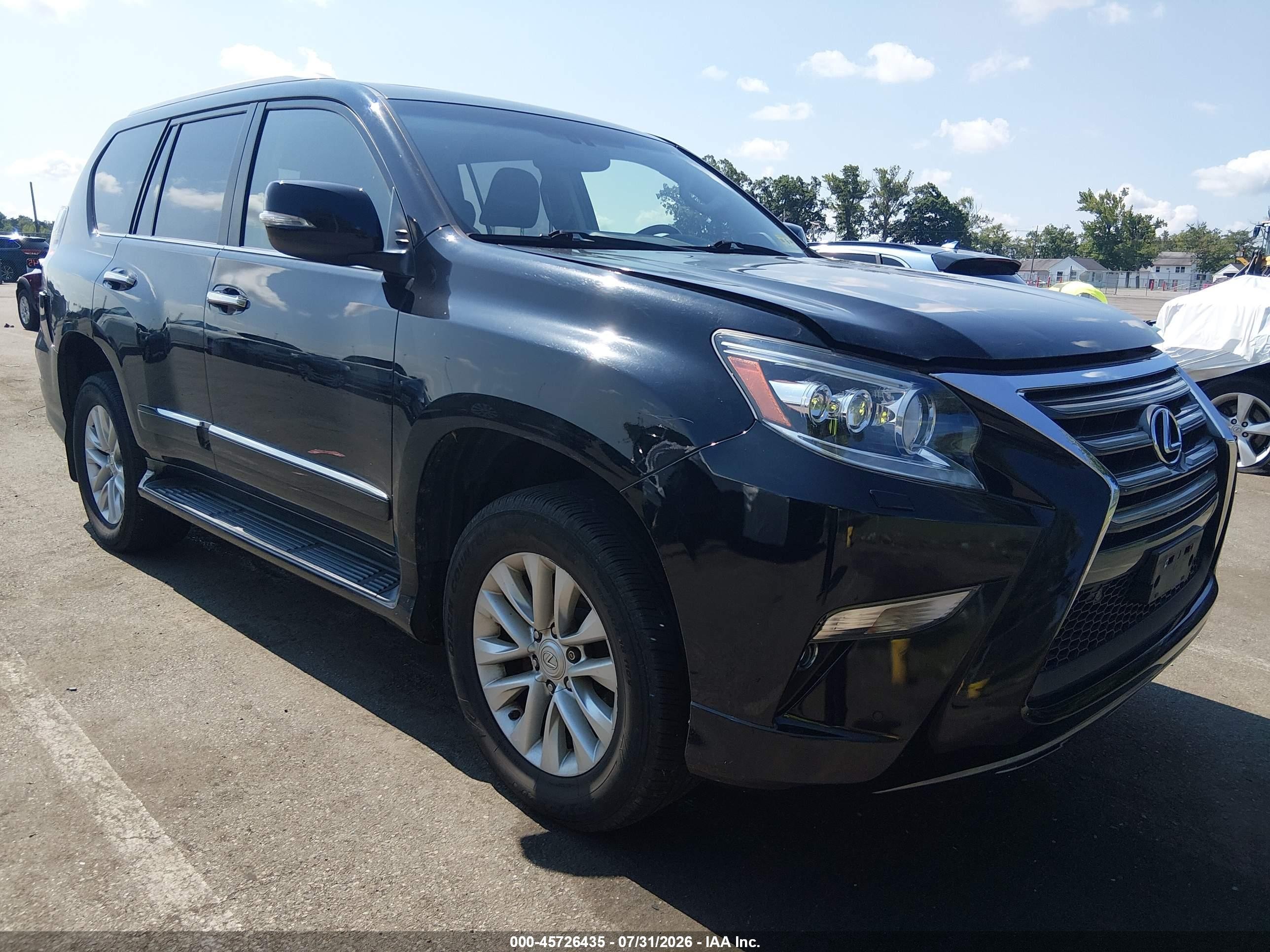 2015 Lexus GX 460, VIN JTJBM7FX2F5109336 — Water / flood