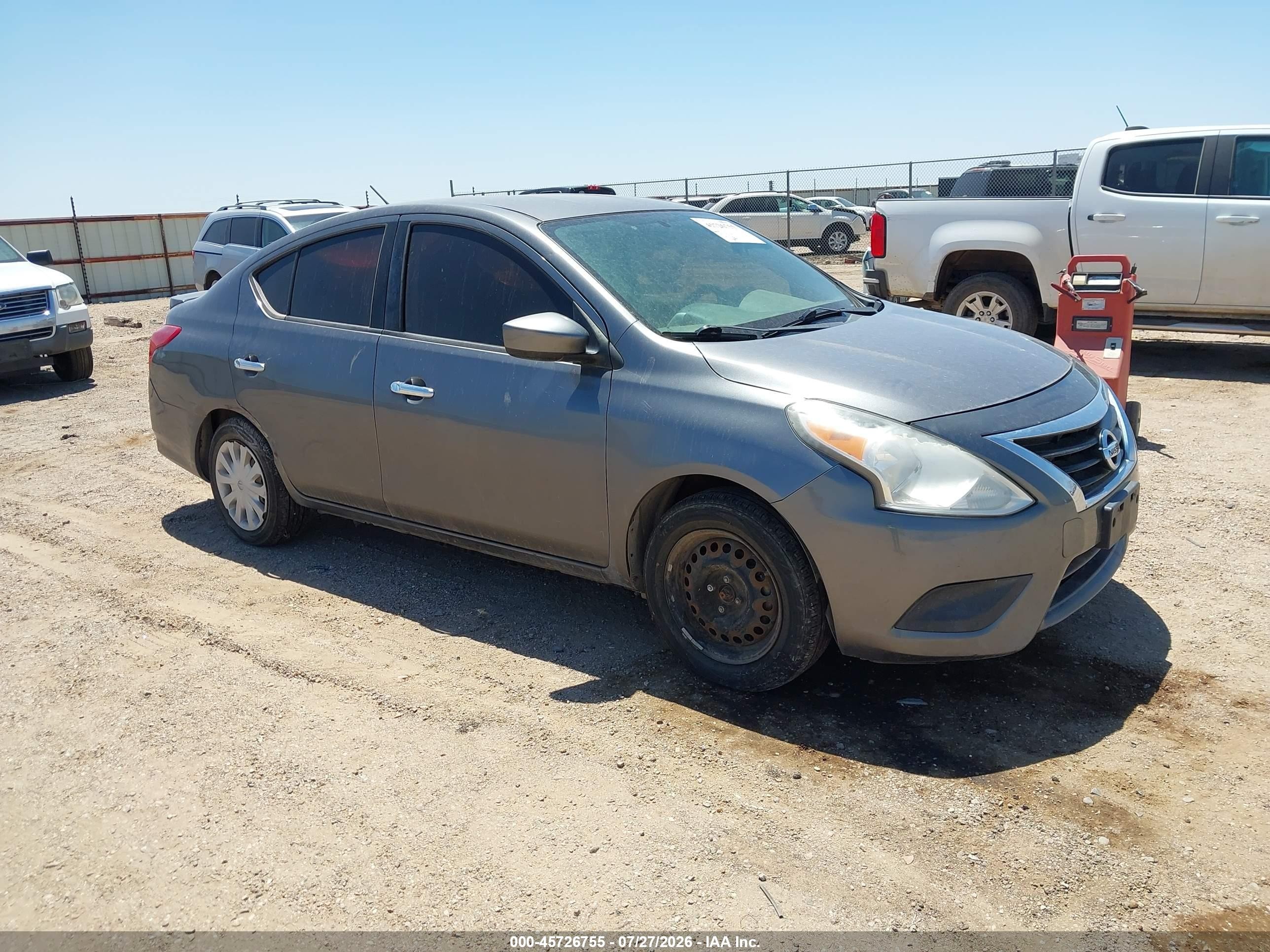 2016 Nissan Versa SV, VIN 3N1CN7AP7GL802323 — Normal wear