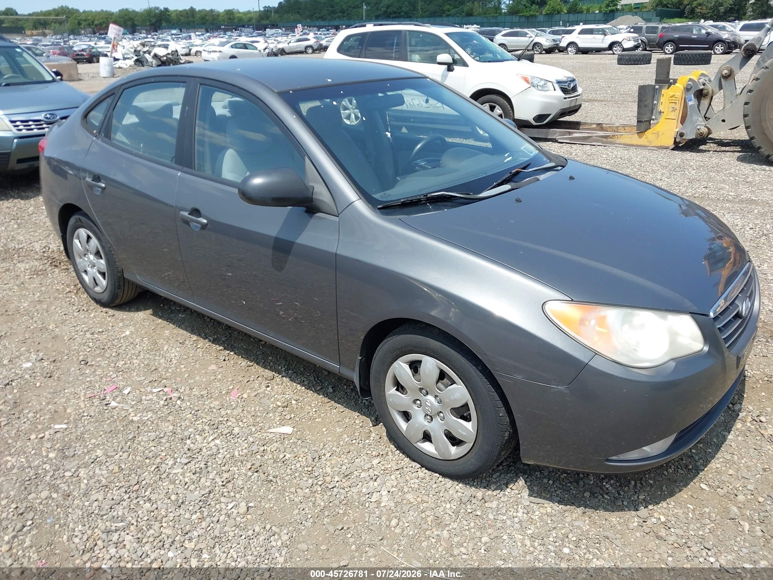 2007 Hyundai Elantra GLS, VIN KMHDU46D07U198701 — Normal wear