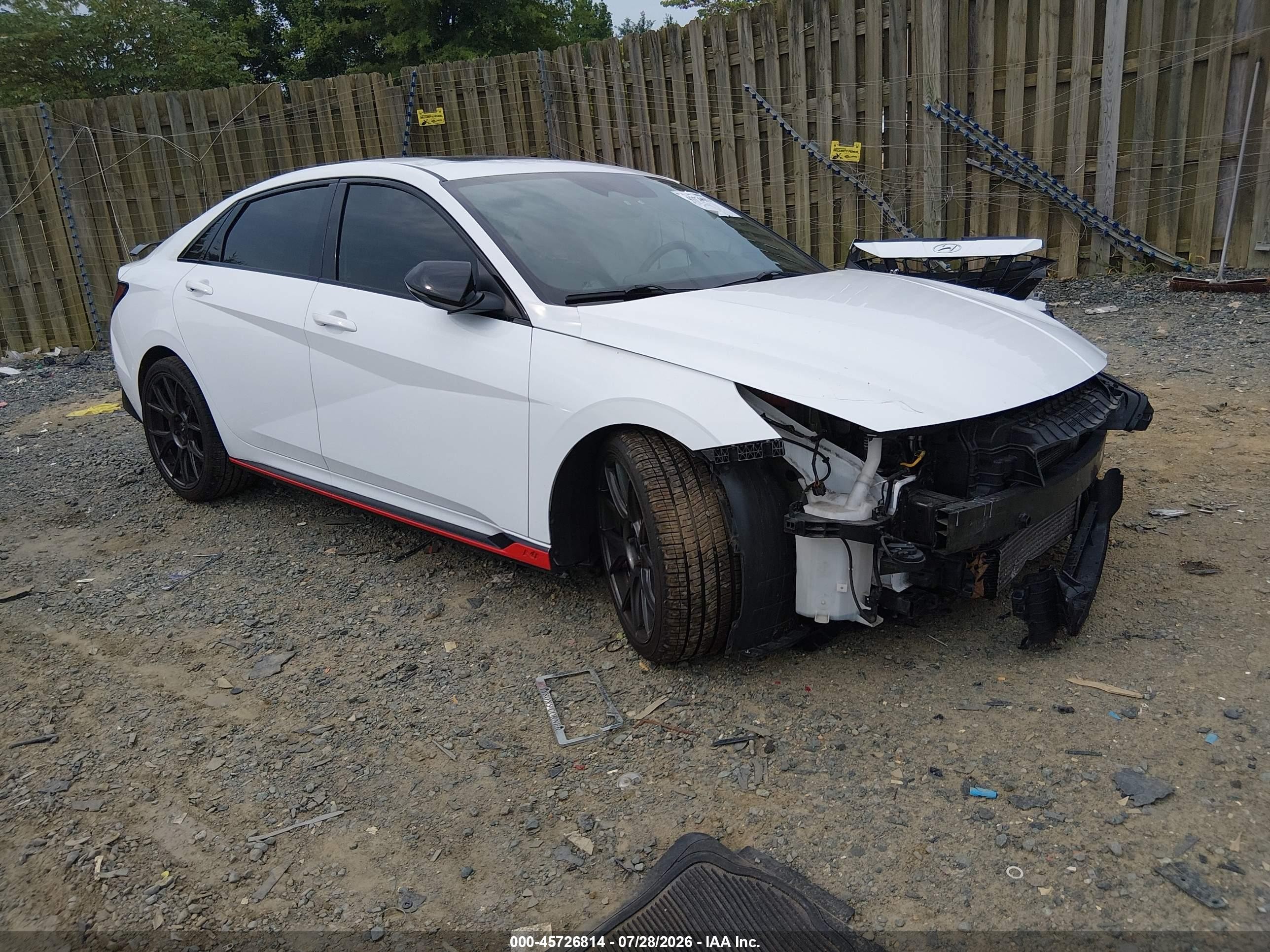 2022 Hyundai Elantra, VIN KMHLW4AK7NU003119 — Front end