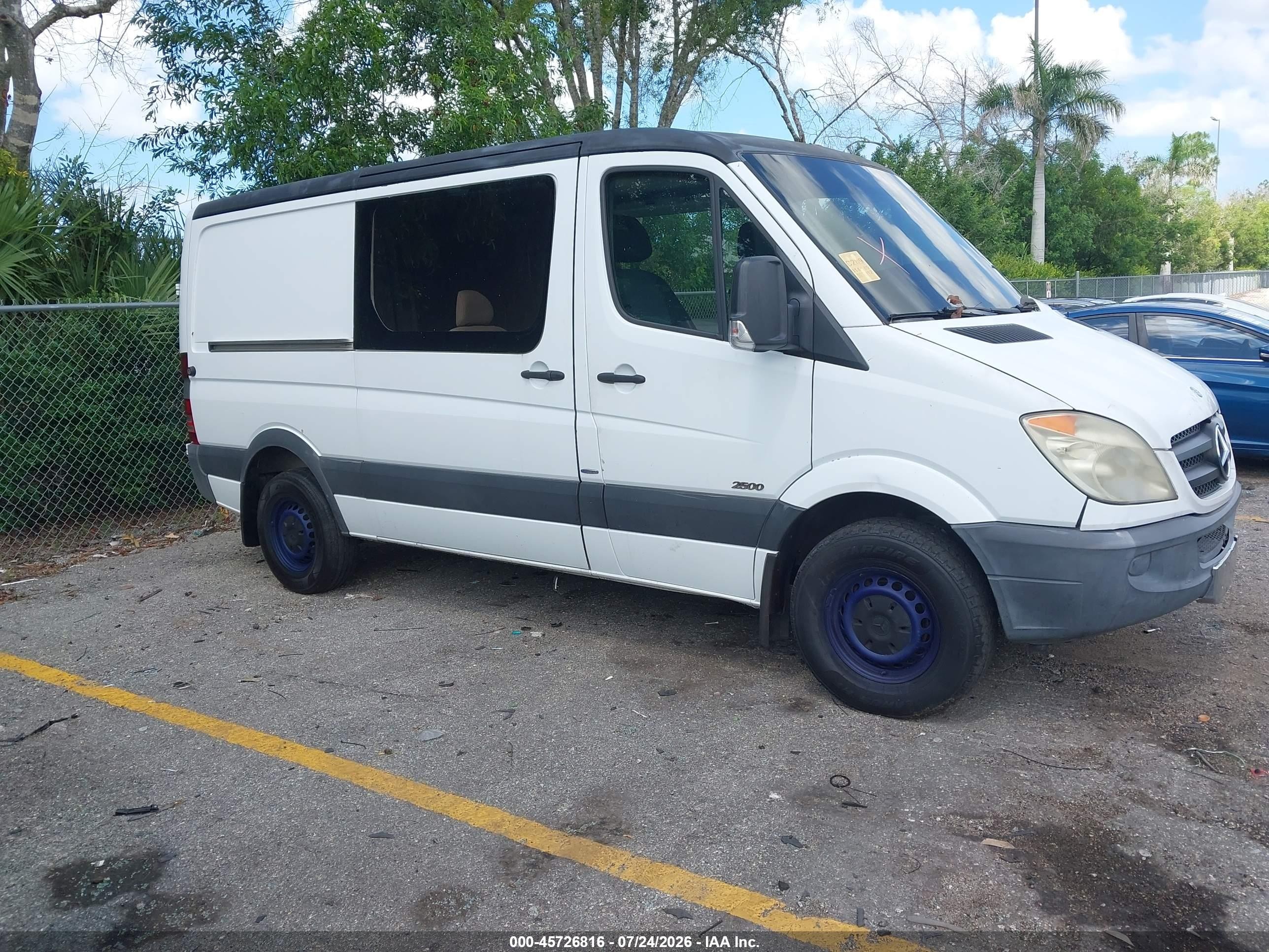 2012 Mercedes-Benz Sprinter Cargo, VIN WD3PE7CC0C5653153 — Normal wear