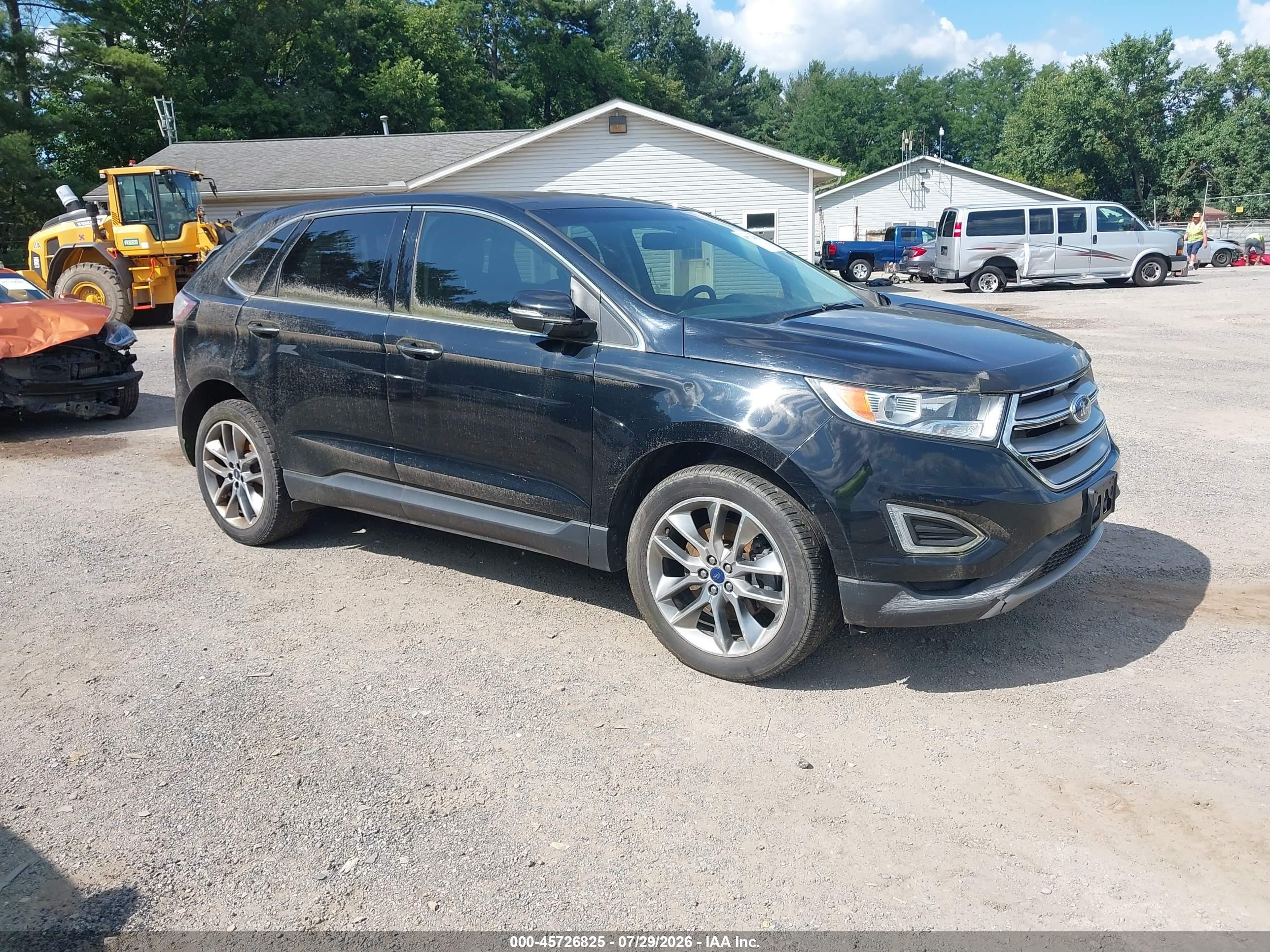 2017 Ford Edge Titanium, VIN 2FMPK4K97HBB41679 — Normal wear