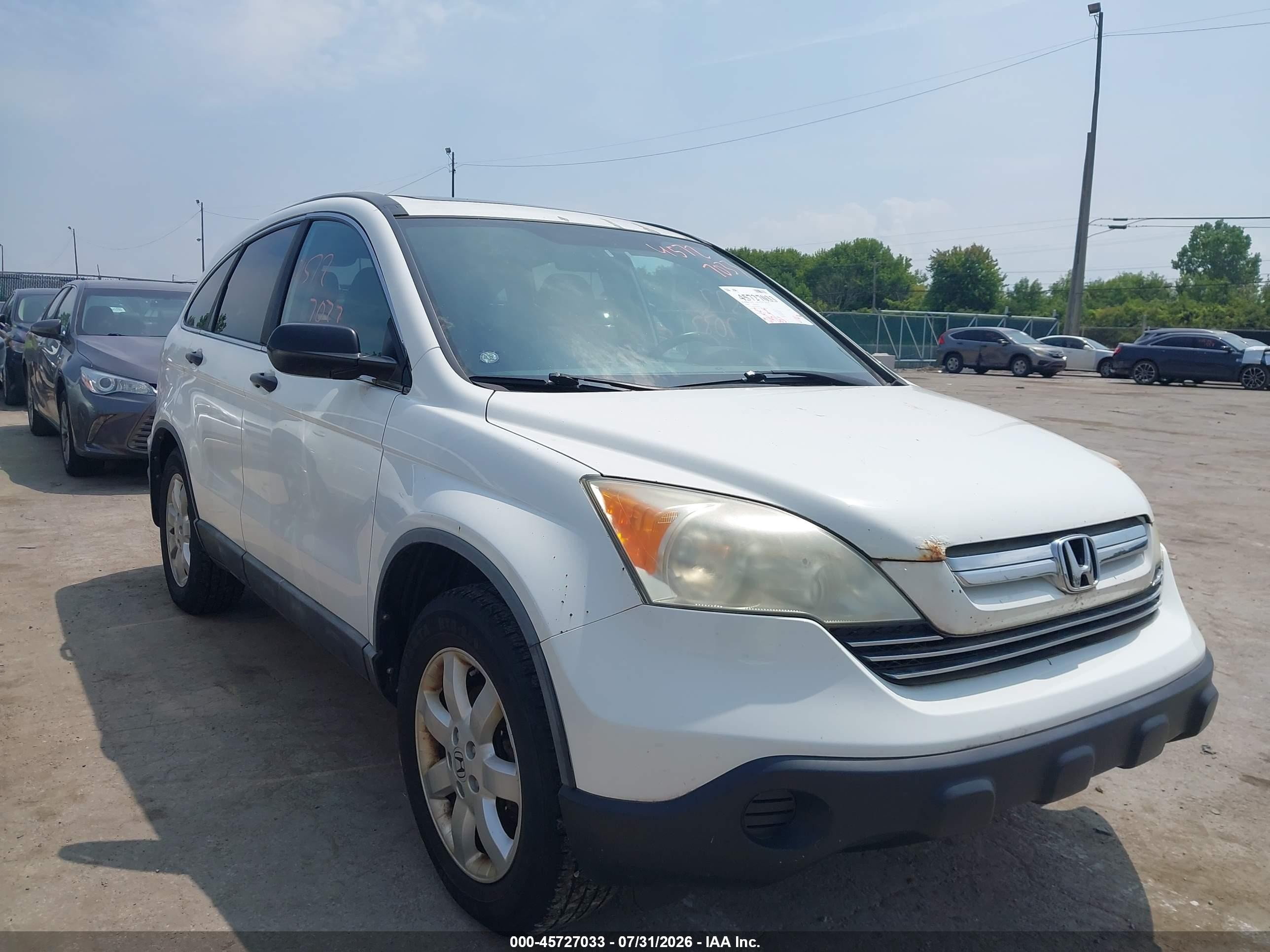 2008 Honda CR-V EX, VIN 5J6RE48578L028513 — Обычный износ