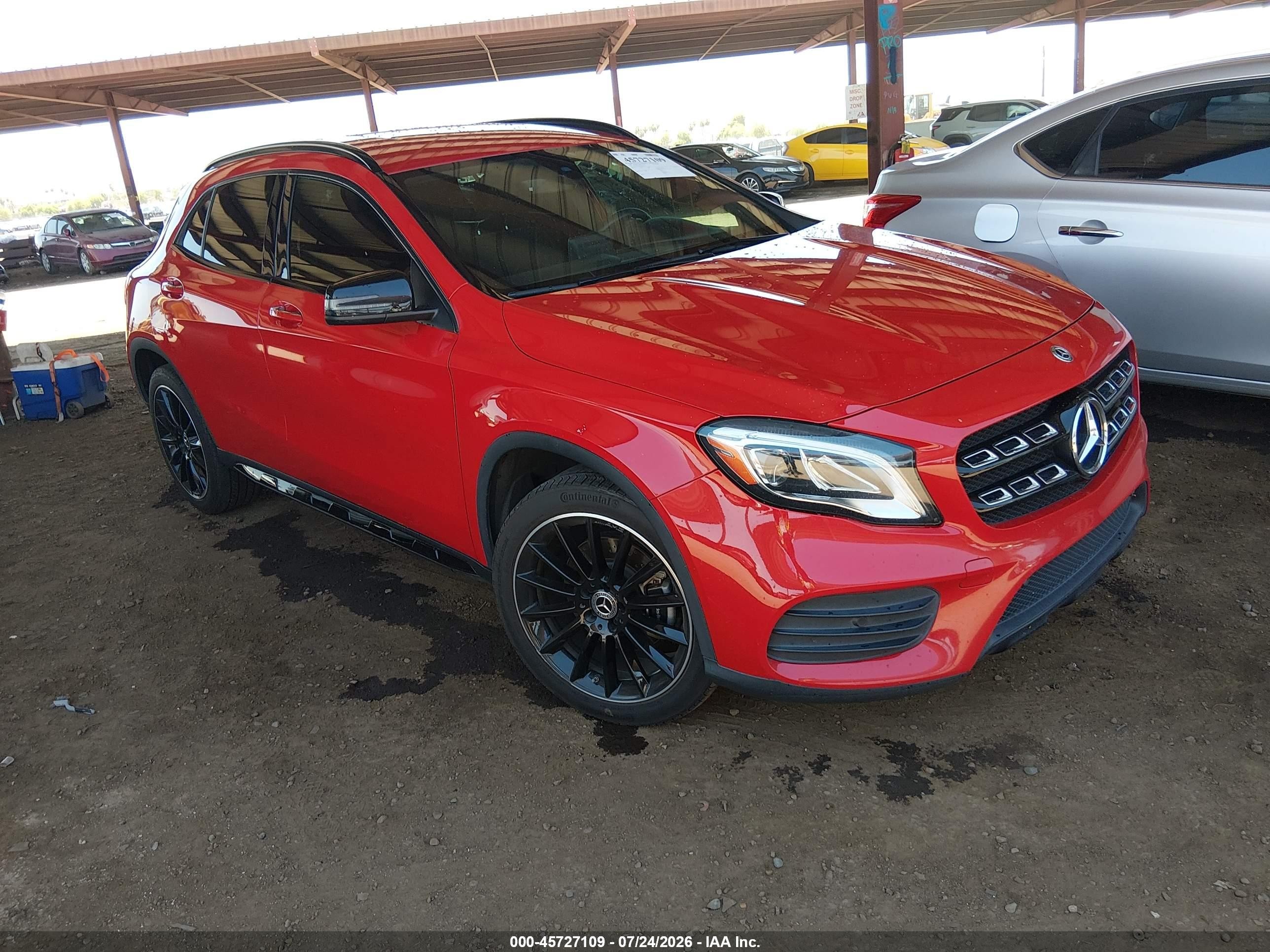 2020 Mercedes-Benz GLA 250, VIN WDCTG4EB6LJ663723 — Rear end