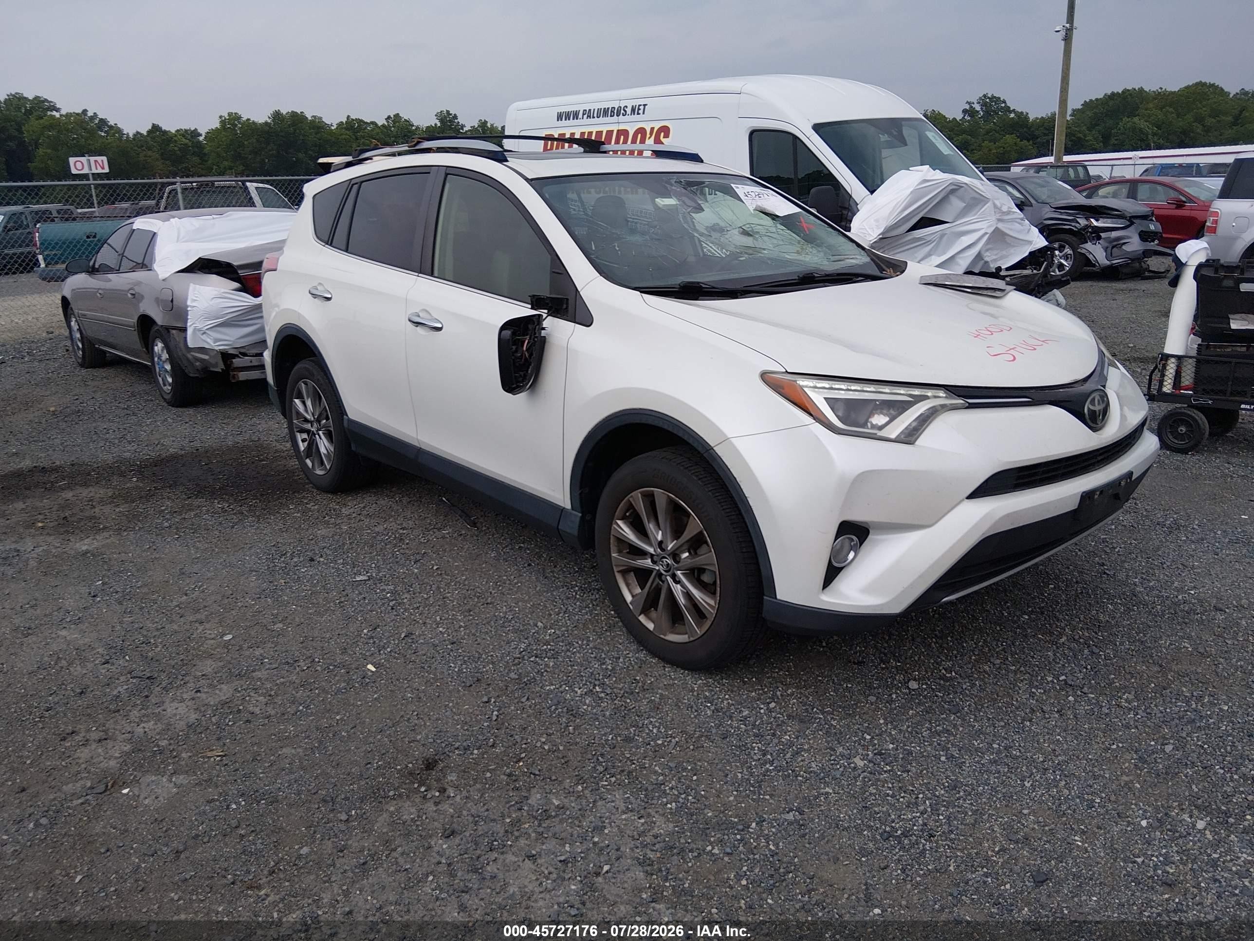 2017 Toyota RAV4 Limited, VIN JTMDFREV6HD219767 — Front end