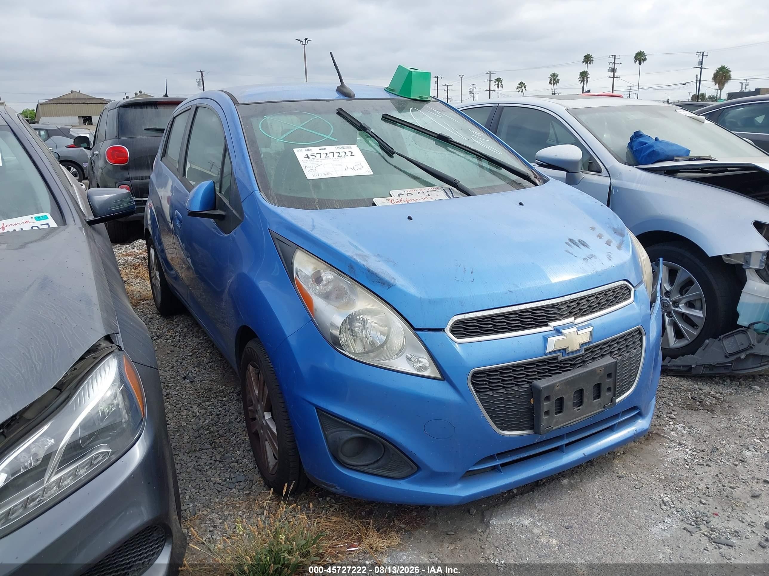 2014 Chevrolet Spark LT, VIN KL8CD6S99EC509969 — Front end