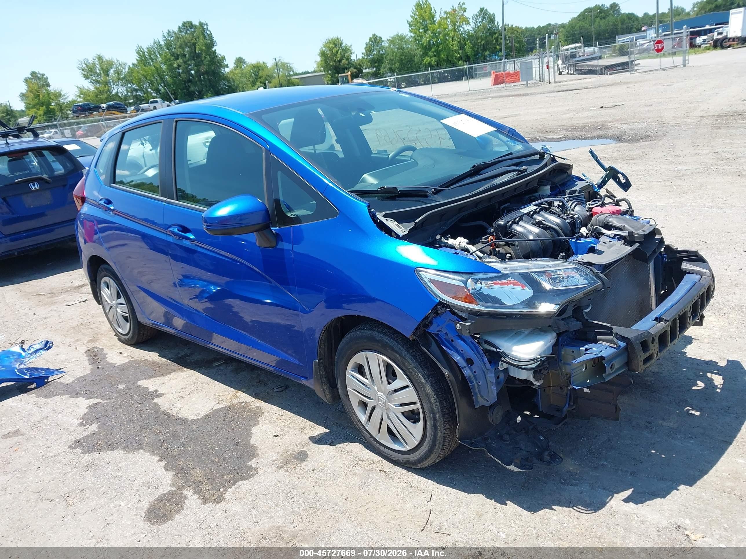 2020 Honda Fit LX, VIN 3HGGK5H43LM724796 — Перед