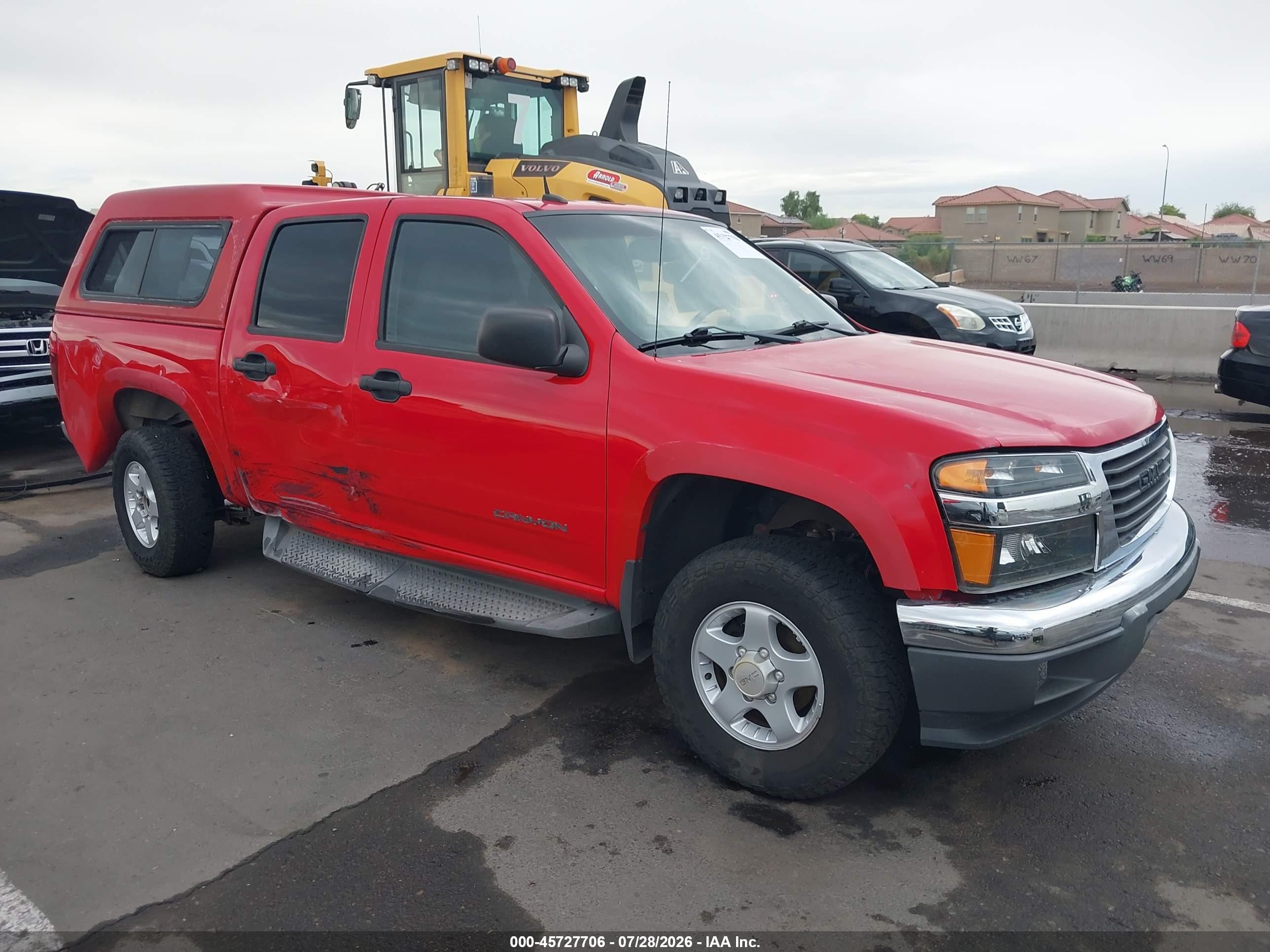 2005 GMC Canyon 1SF SLE Z71, VIN 1GTDT136158230041 — Бок