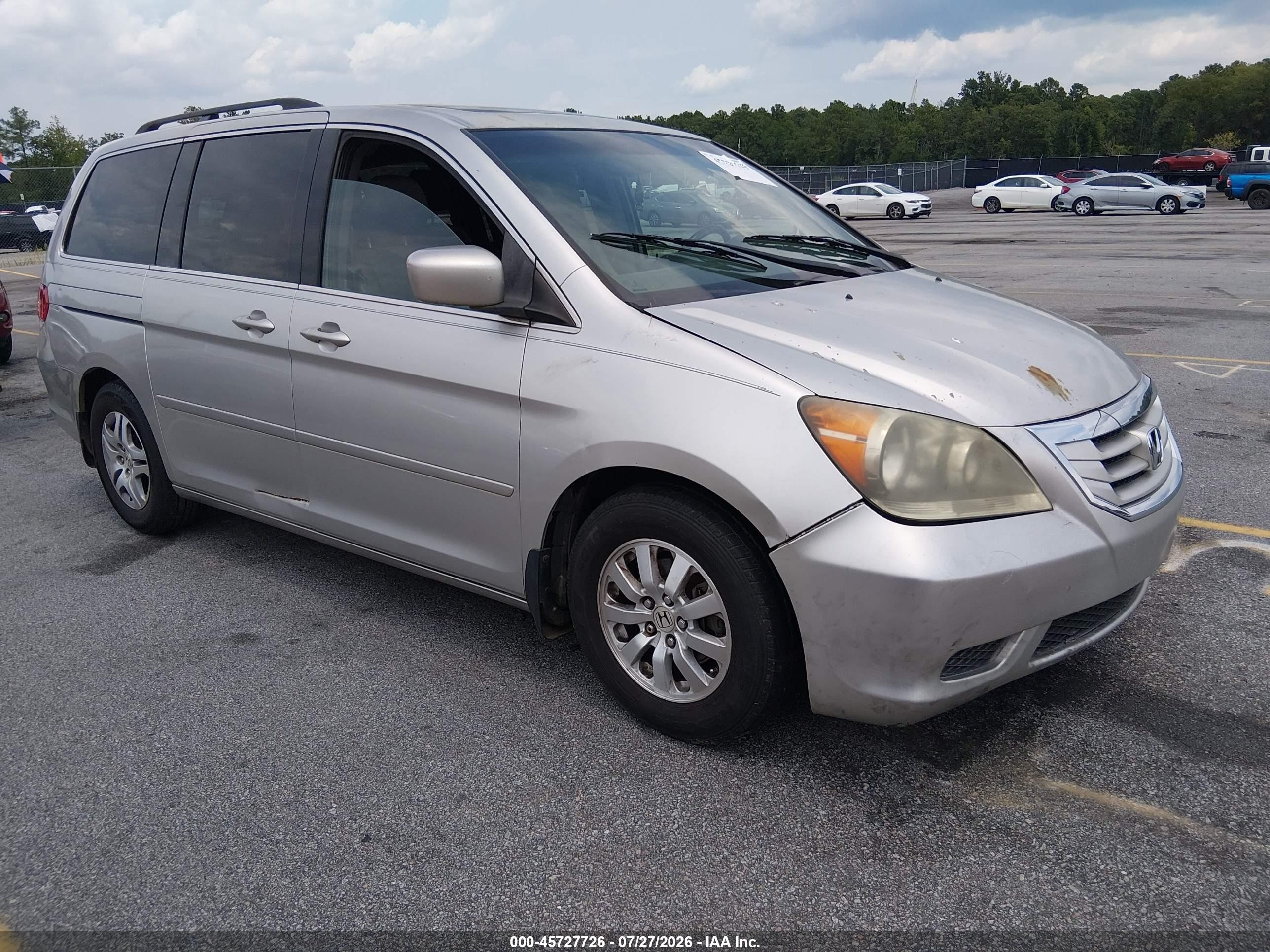 2009 Honda Odyssey EX-L, VIN 5FNRL387X9B012804 — Normal wear