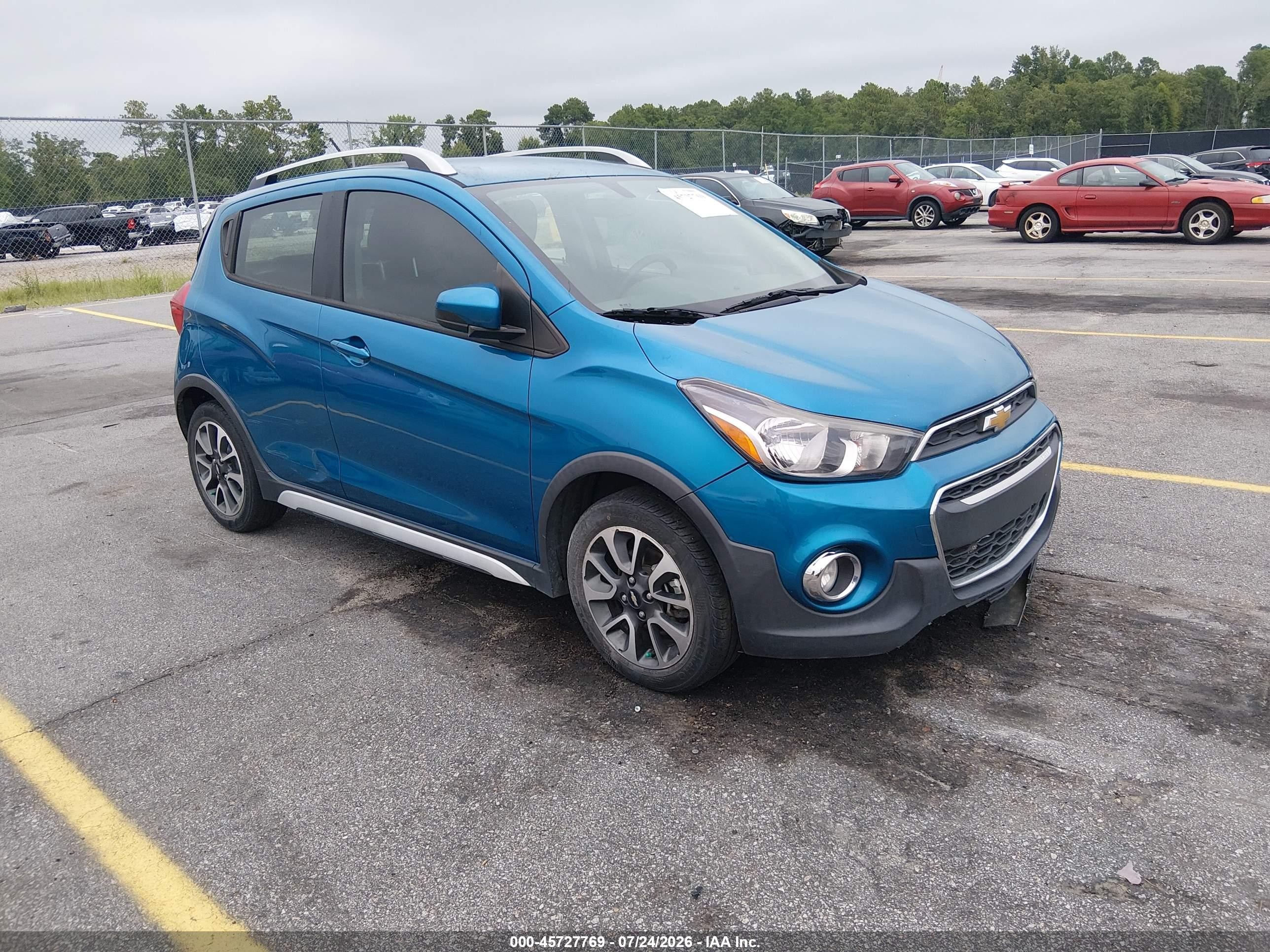 2020 Chevrolet Spark ACTIV, VIN KL8CH6SA9LC459196 — Side