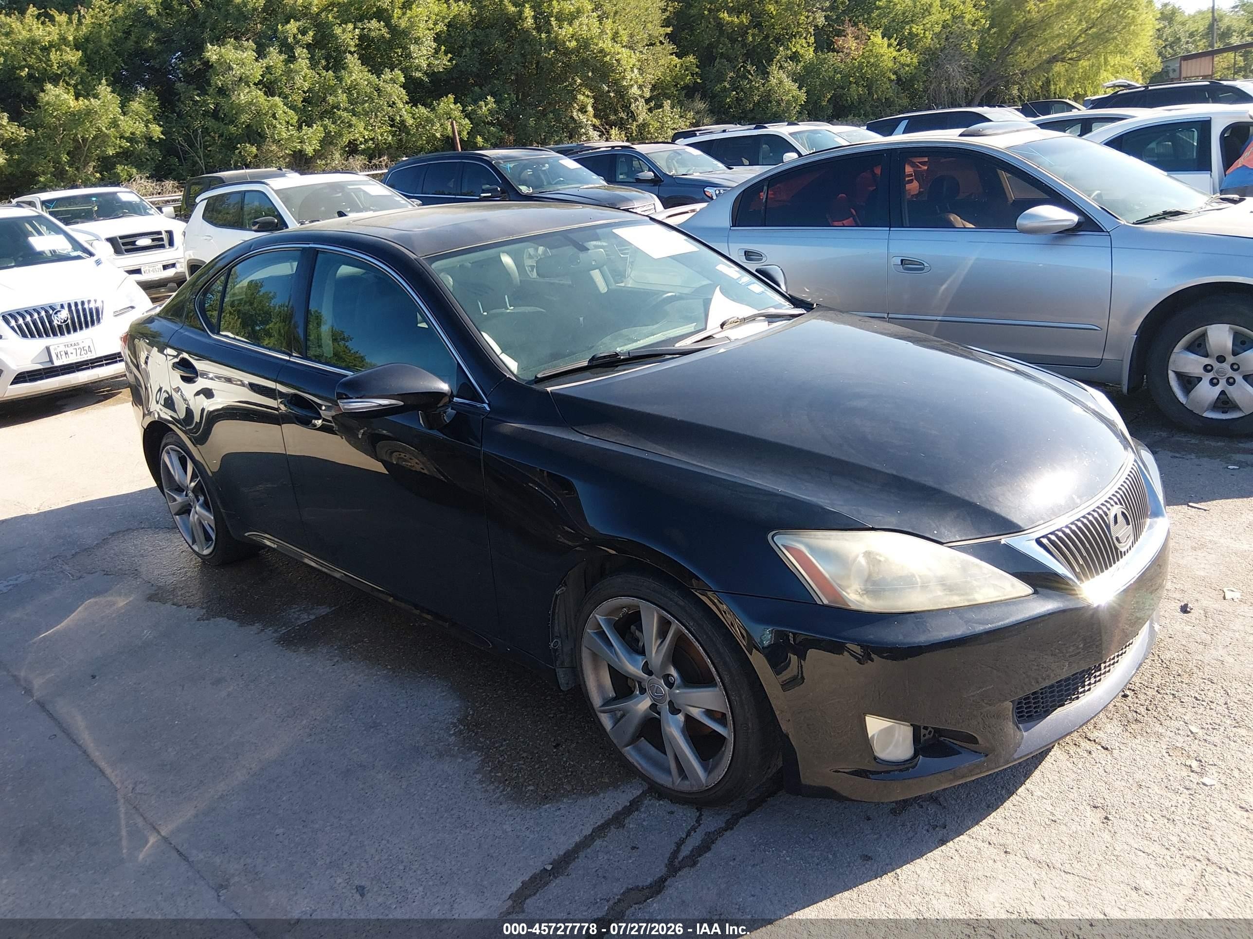 2010 Lexus IS 250, VIN JTHBF5C29A2095048 — Normal wear