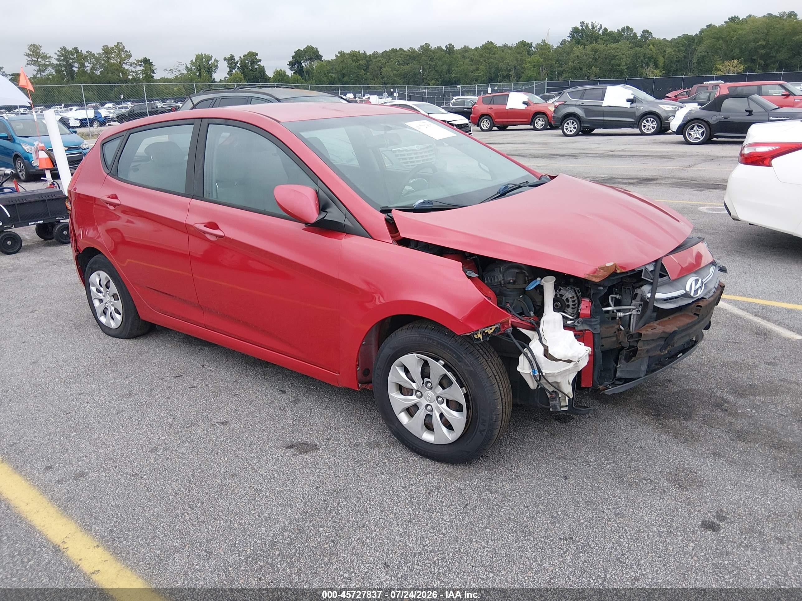 2016 Hyundai Accent SE, VIN KMHCT5AEXGU276776 — All over