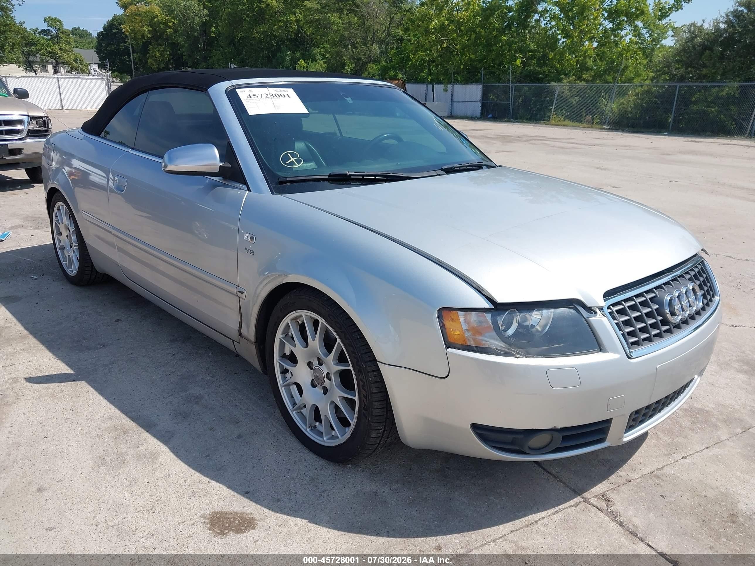 2006 Audi S4, VIN WUARL48H36K900147 — Обычный износ