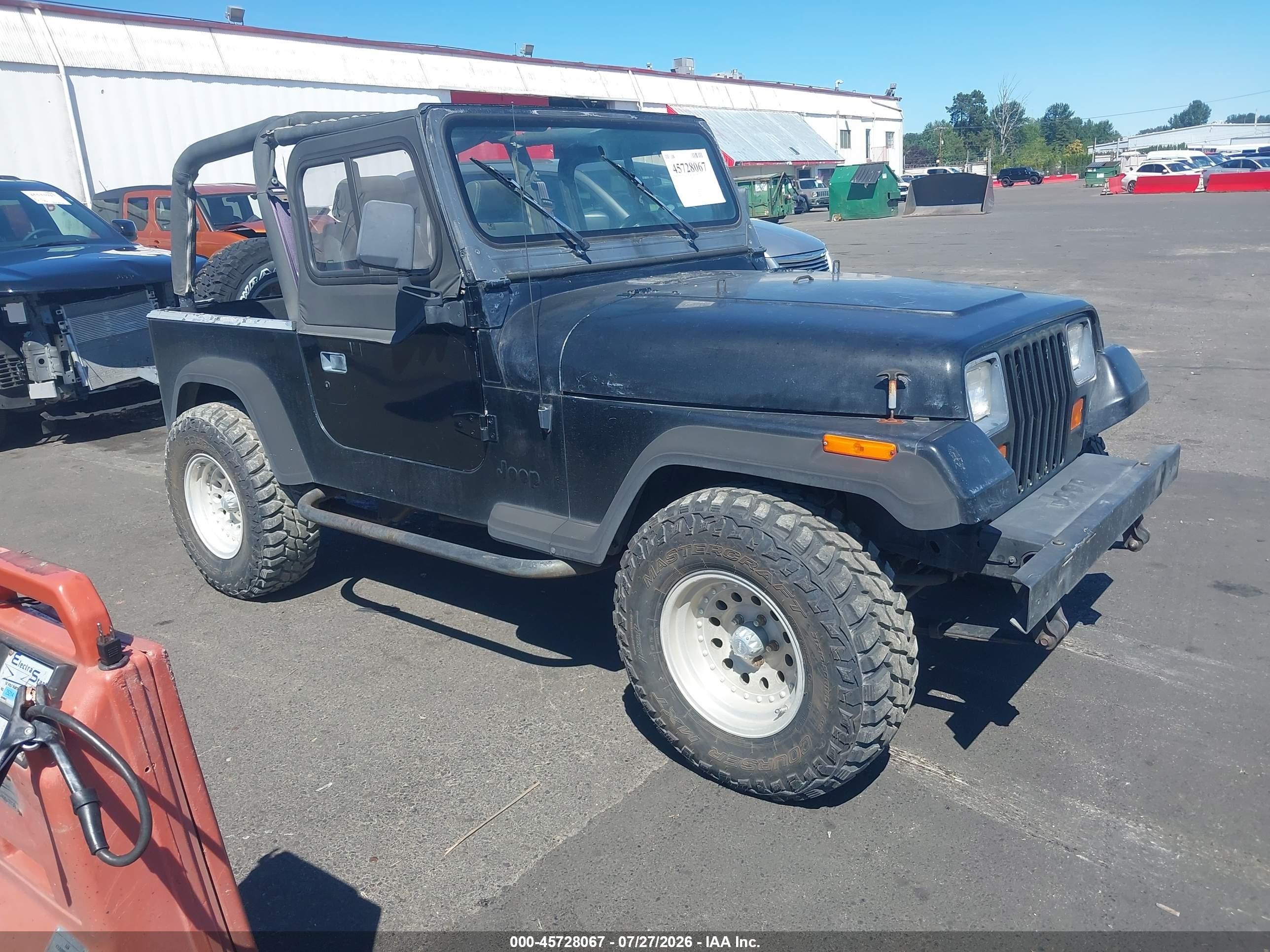 1993 Jeep Wrangler, VIN 1J4FY29SXPP218039 — Normal wear