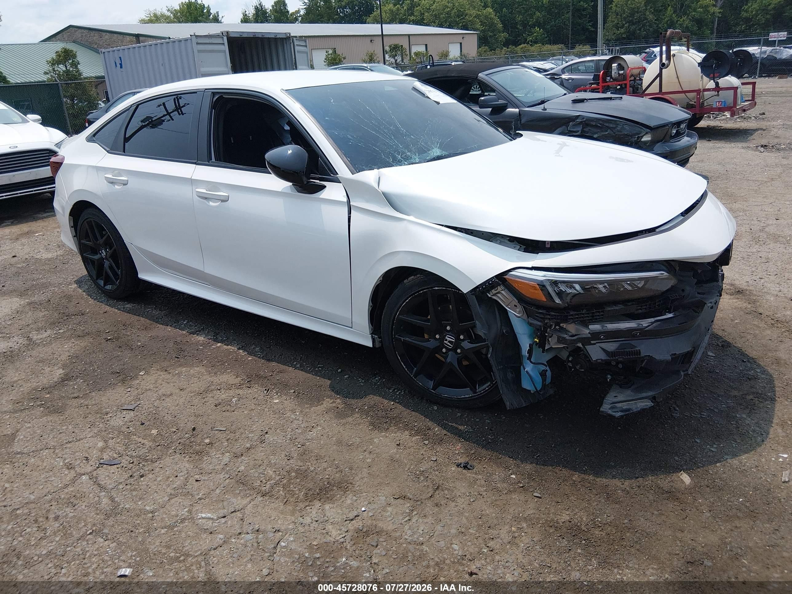 2025 Honda Civic Sport, VIN 2HGFE2F58SH570449 — Front end