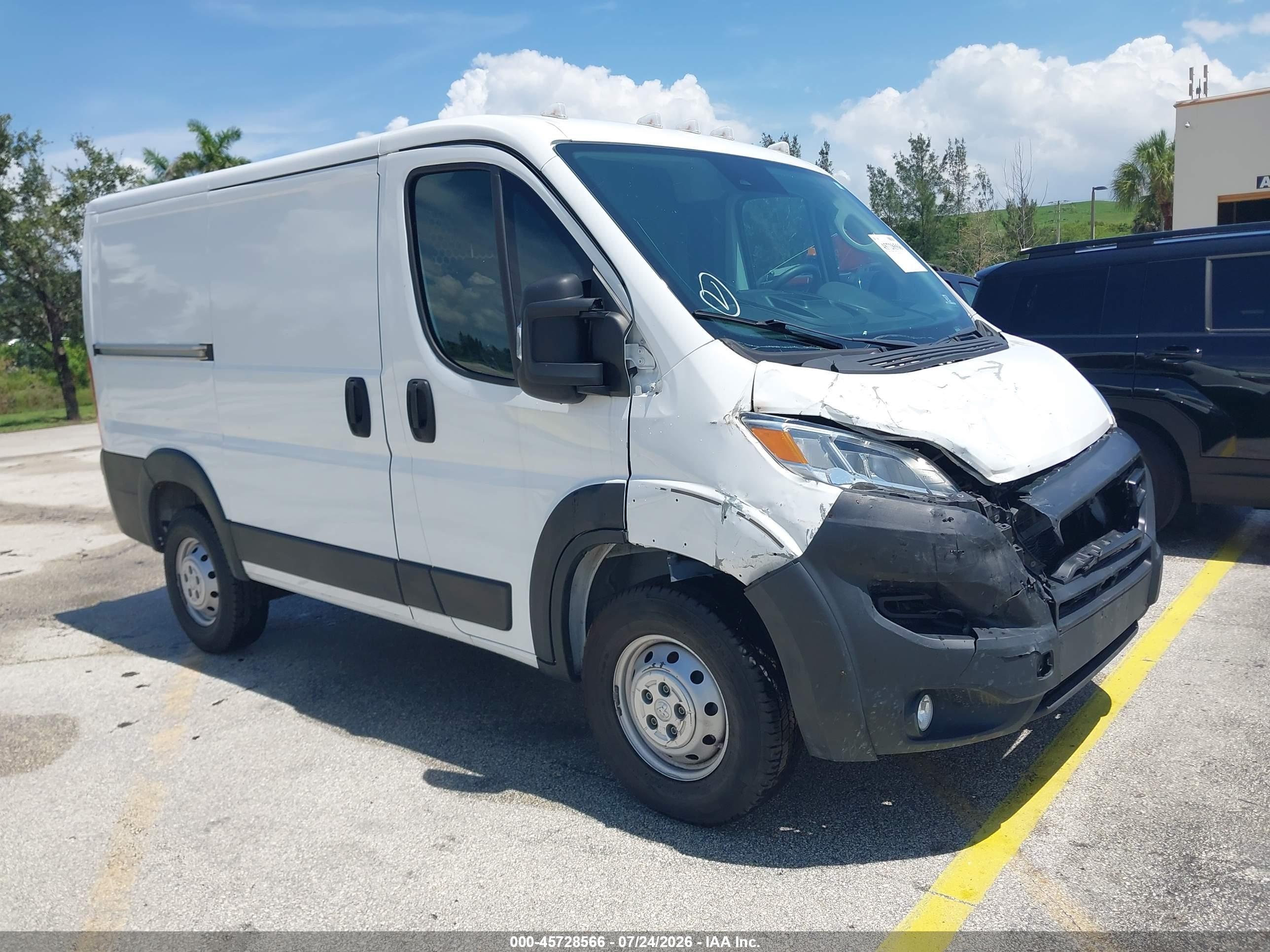2023 Ram ProMaster Cargo, VIN 3C6LRVNG9PE522642 — По всему кузову