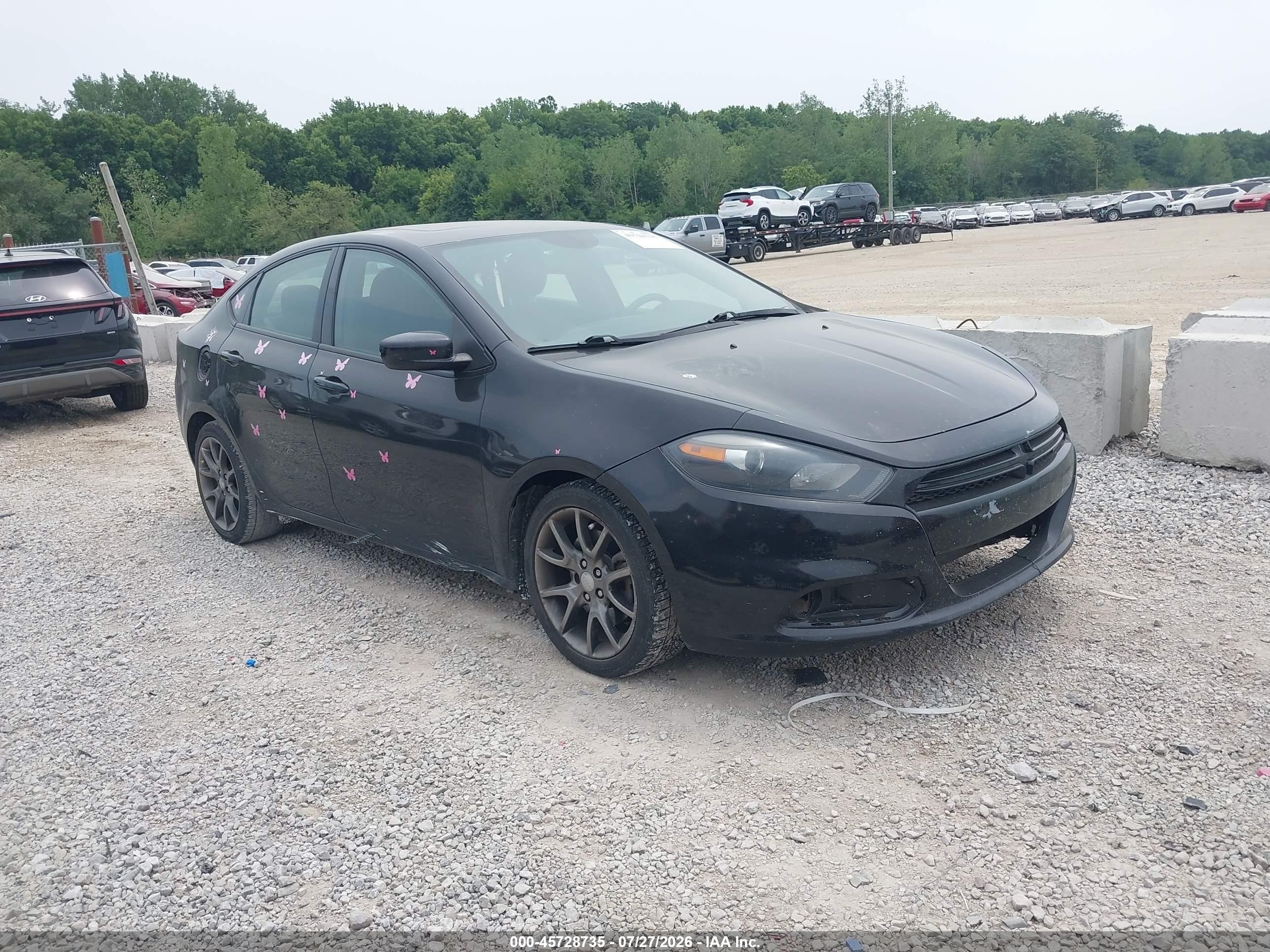 2013 Dodge Dart SXT, VIN 1C3CDFBA4DD339020 — Side