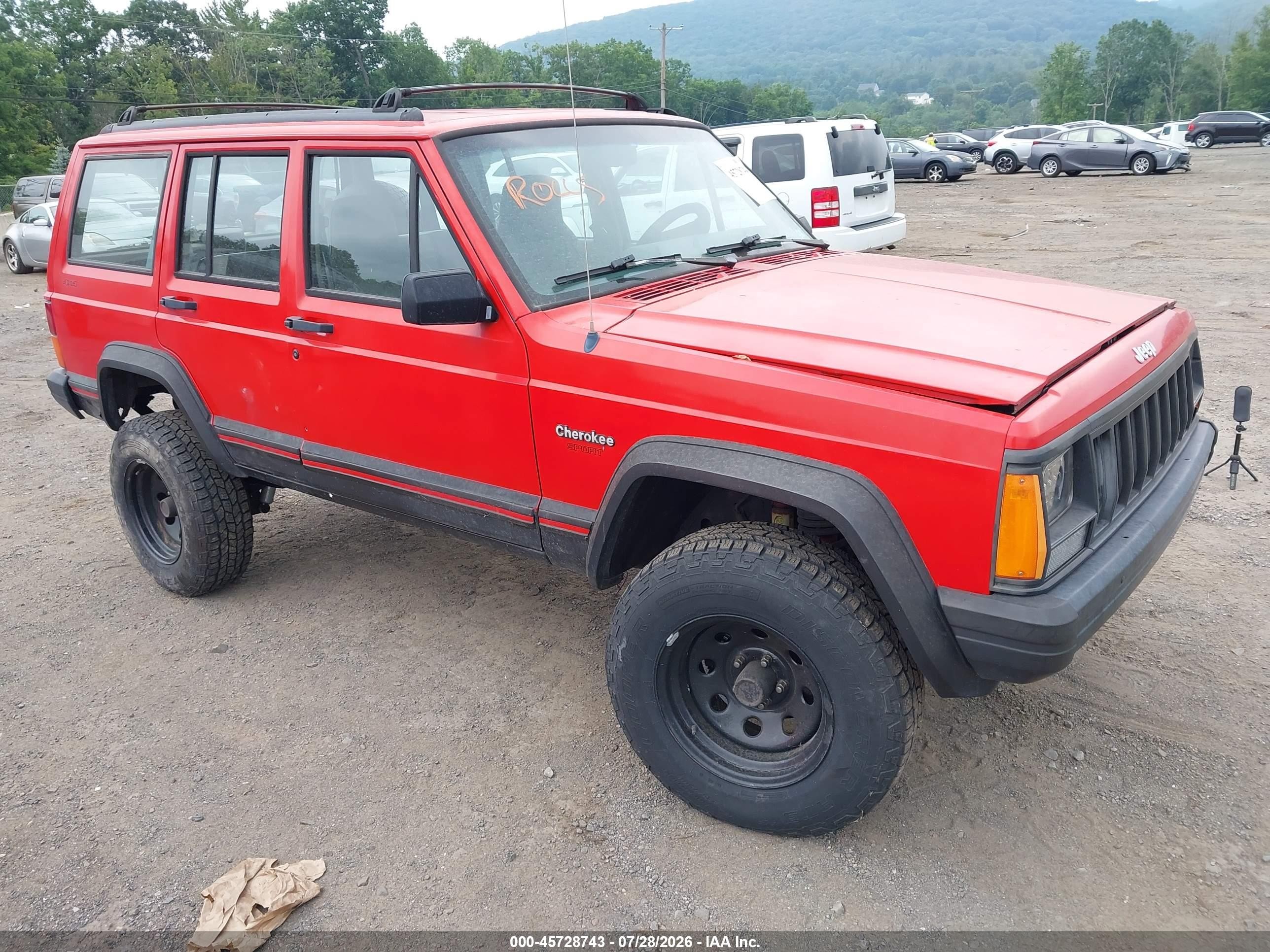 1996 Jeep Cherokee Sport, VIN 1J4FJ68S9TL248793 — Обычный износ