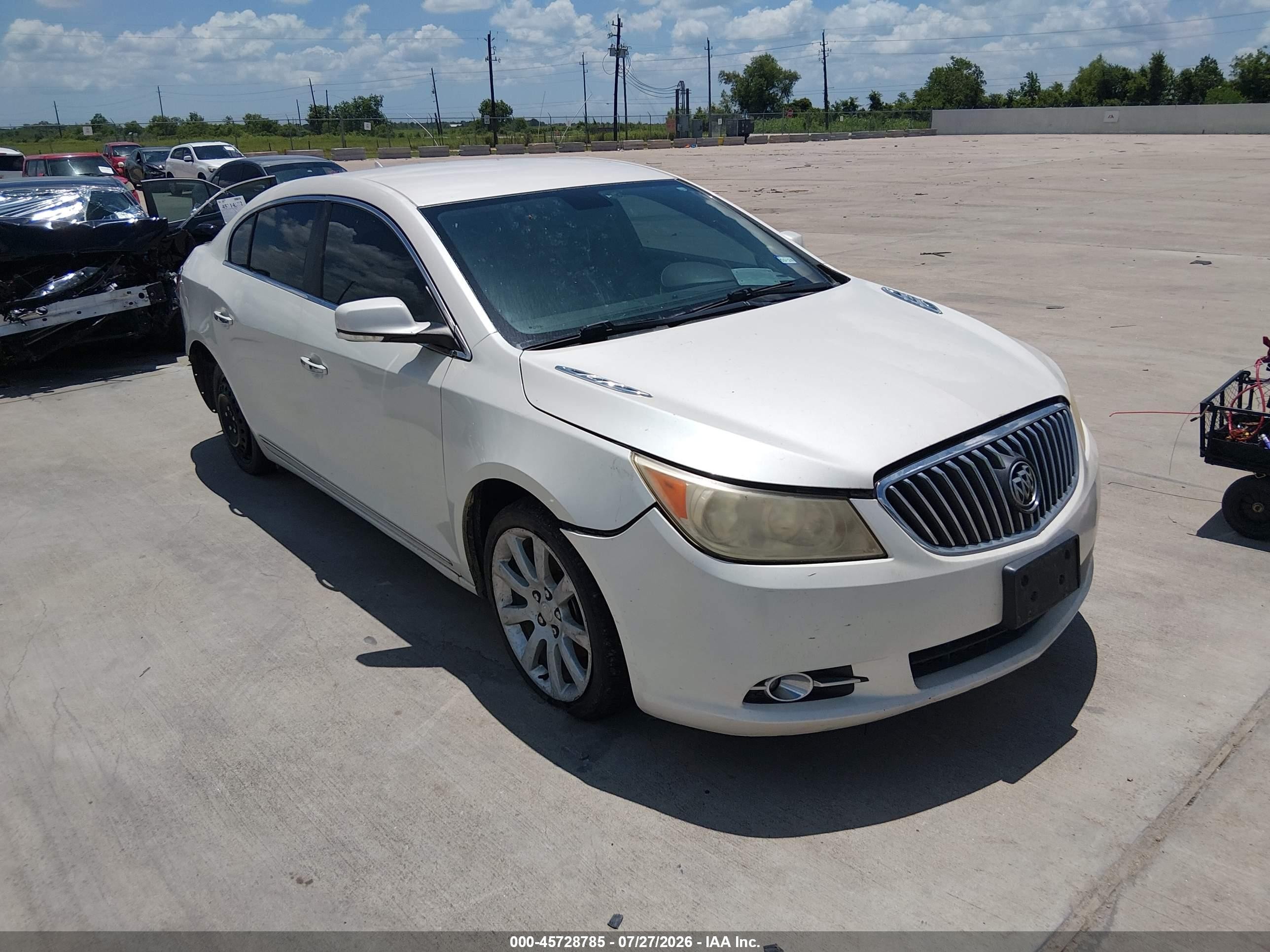 2013 Buick LaCrosse Leather, VIN 1G4GC5E35DF335615 — Зад