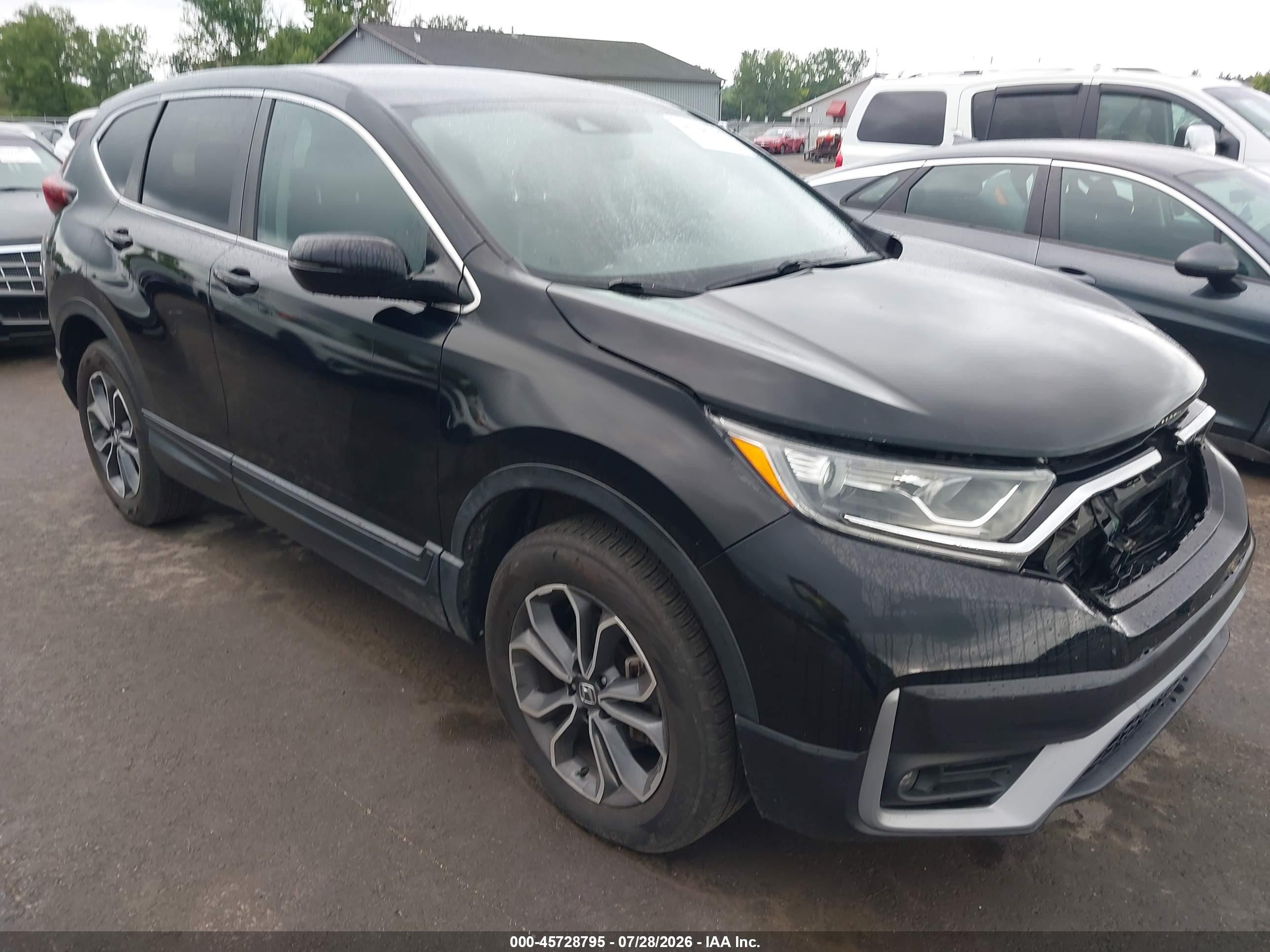 2022 Honda CR-V EX-L, VIN 2HKRW2H88NH634064 — Hail