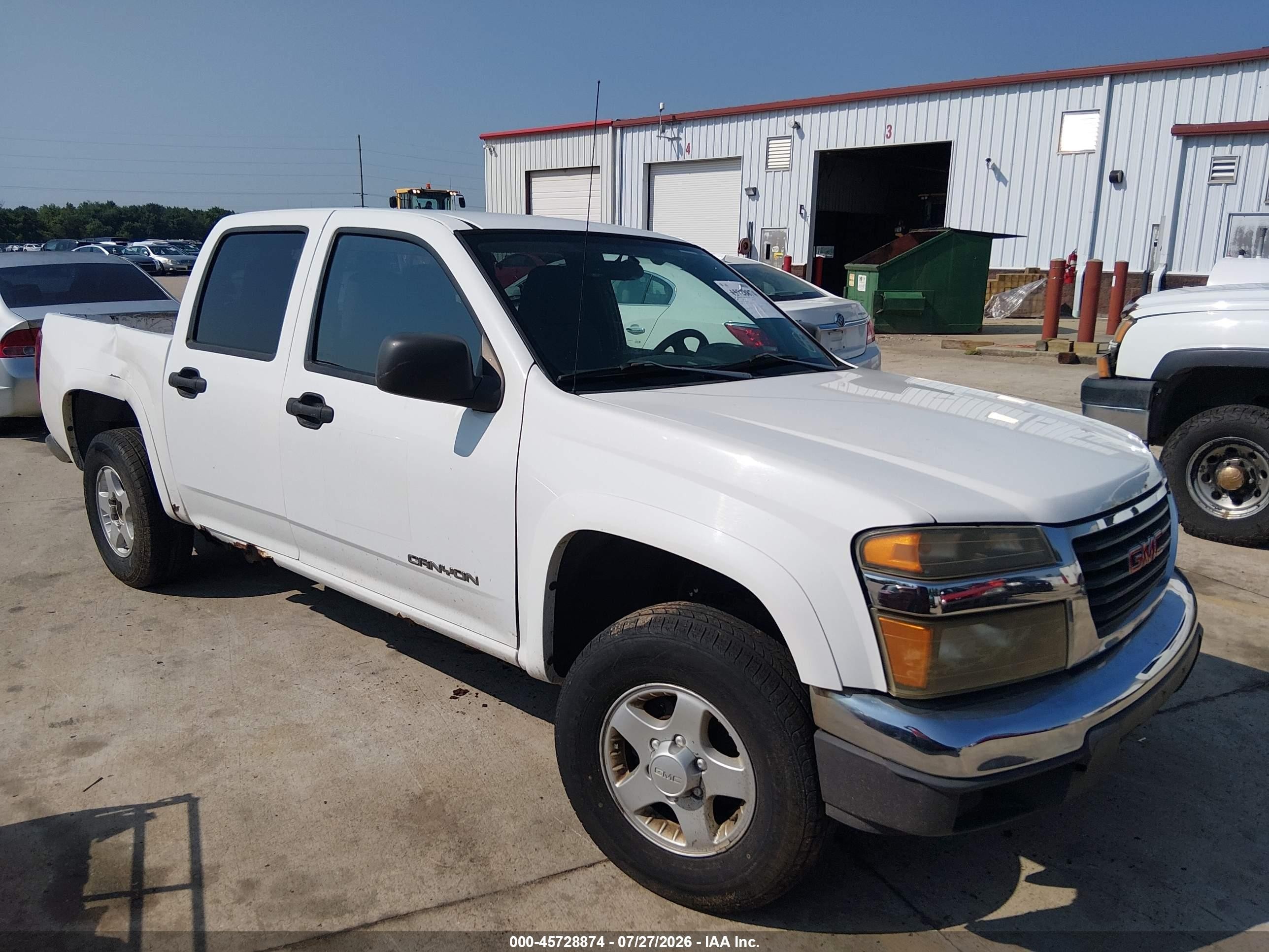 2005 GMC Canyon 1SB SLE Z85, VIN 1GTDT136958212502 — Обычный износ