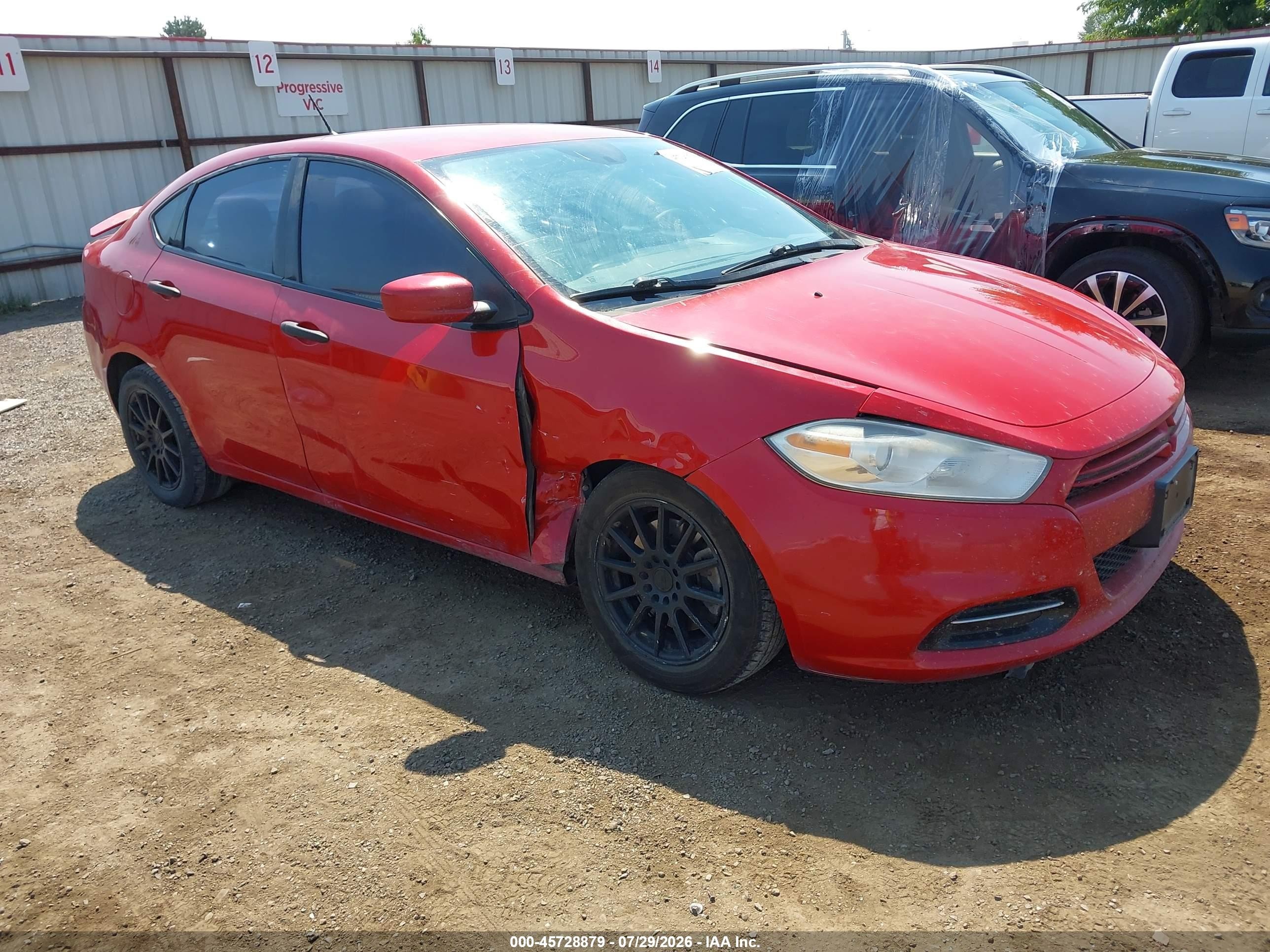 2013 Dodge Dart SE, VIN 1C3CDFAA2DD245042 — Side