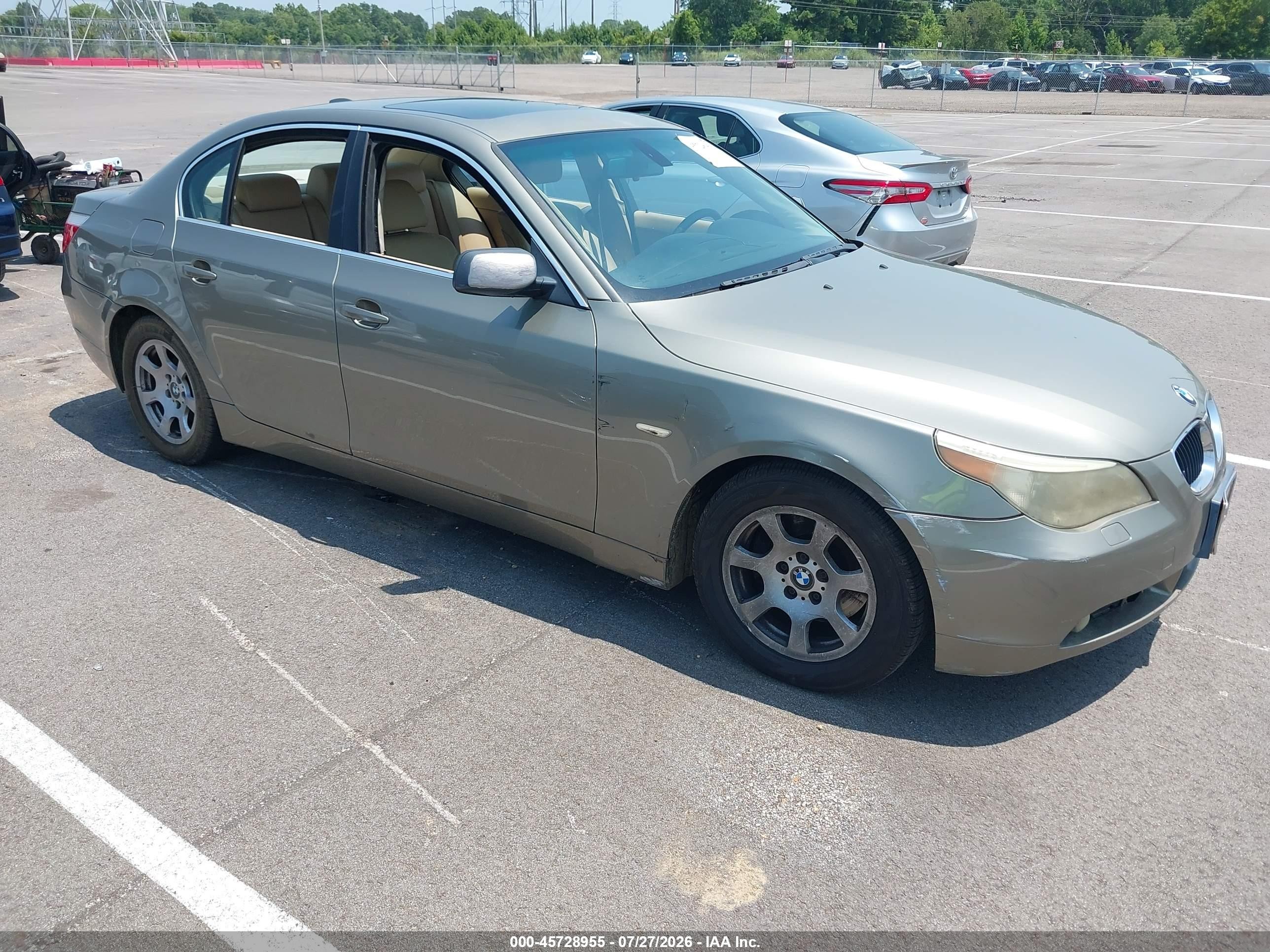 2004 BMW 5 Series 525i, VIN WBANA53584B850179 — Normal wear
