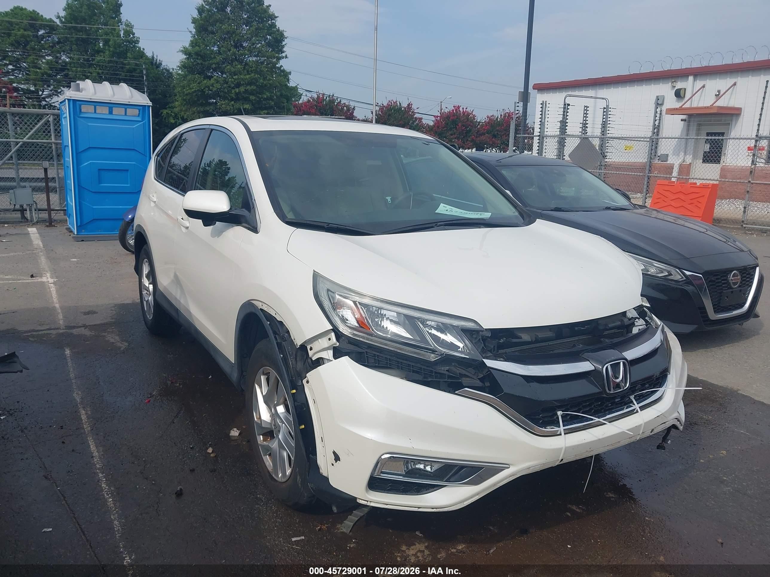 2015 Honda CR-V EX, VIN 5J6RM3H50FL021039 — Front end