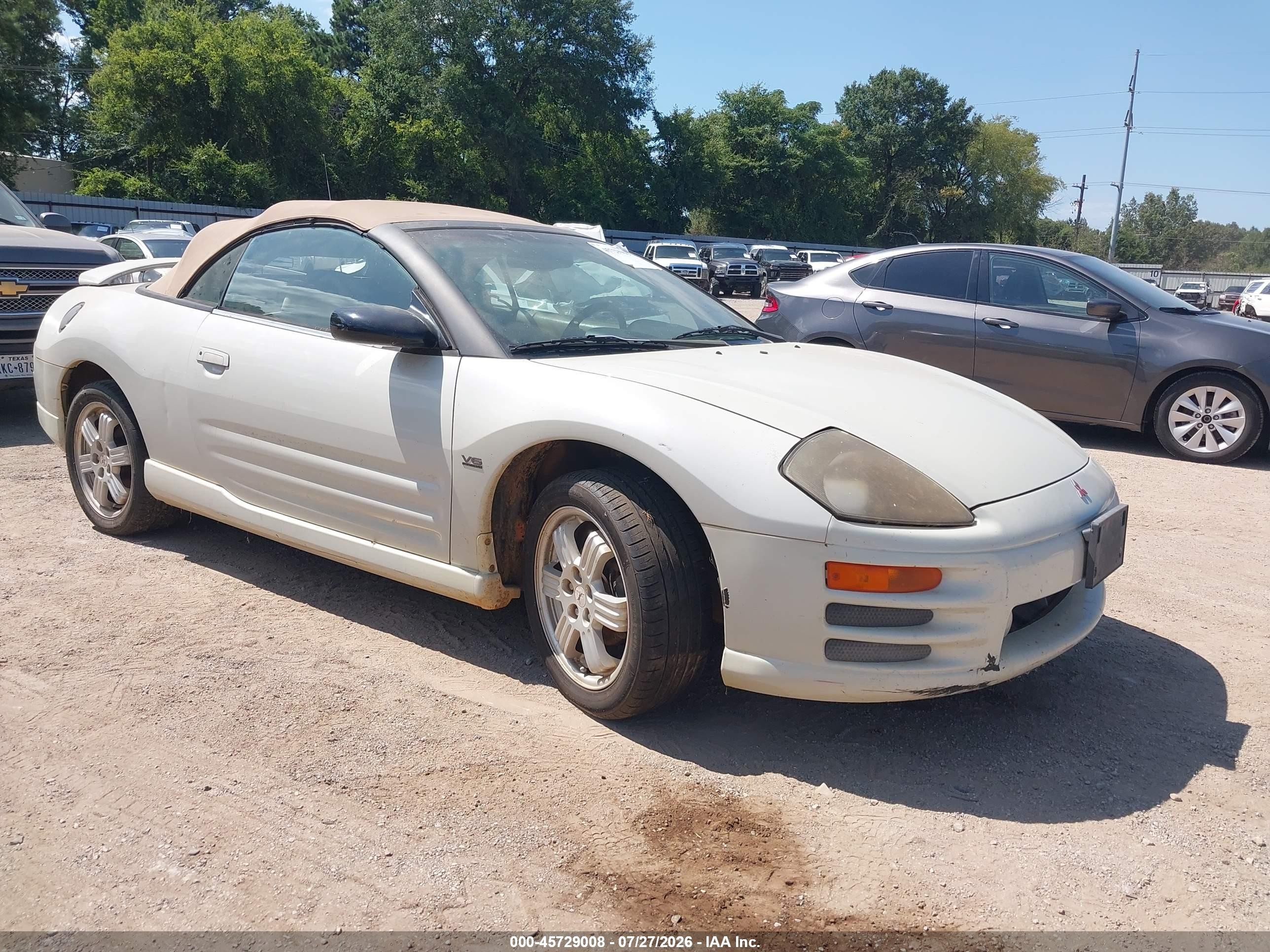 2001 Mitsubishi Eclipse GT, VIN 4A3AE85H11E057232 — Normal wear