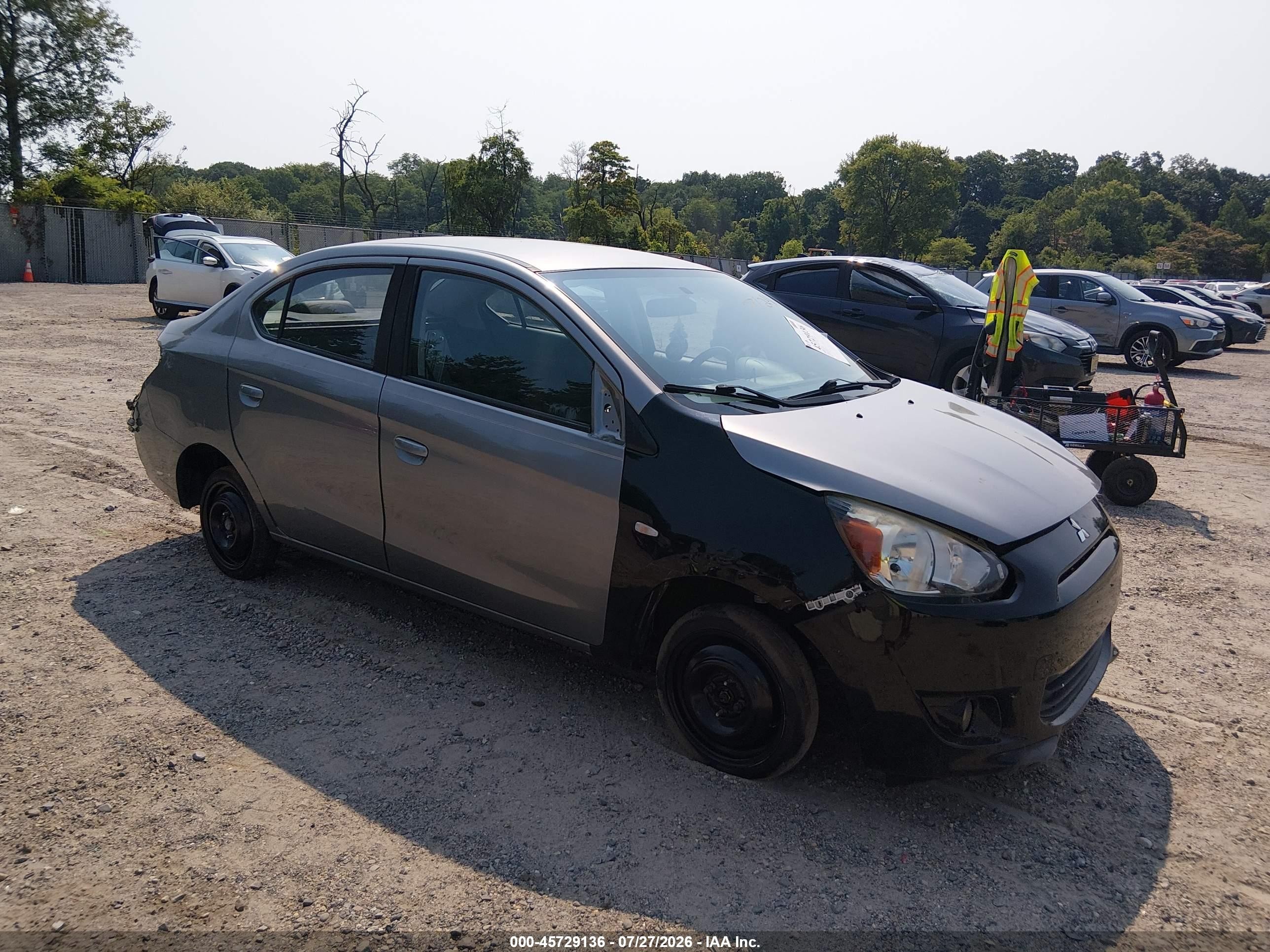 2018 Mitsubishi Mirage ES, VIN ML32F3FJ6JHF07308 — Normal wear