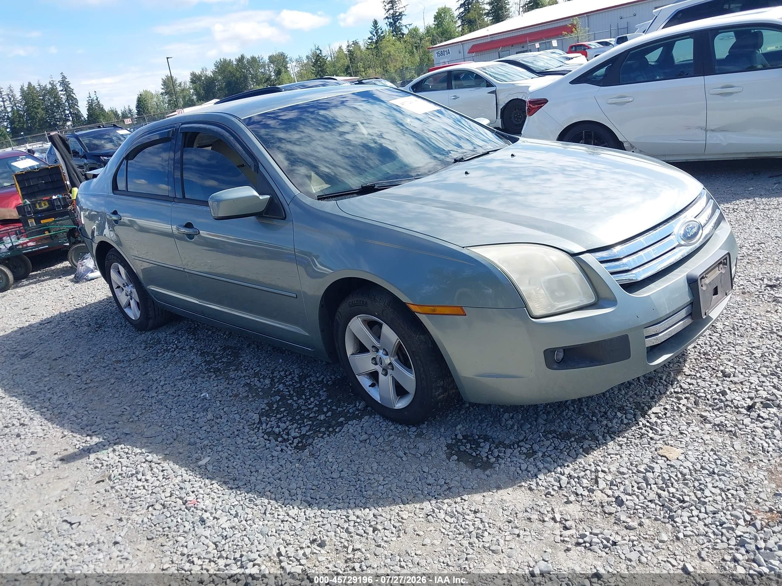 2006 Ford Fusion SE, VIN 3FAFP07Z26R138809 — Зад