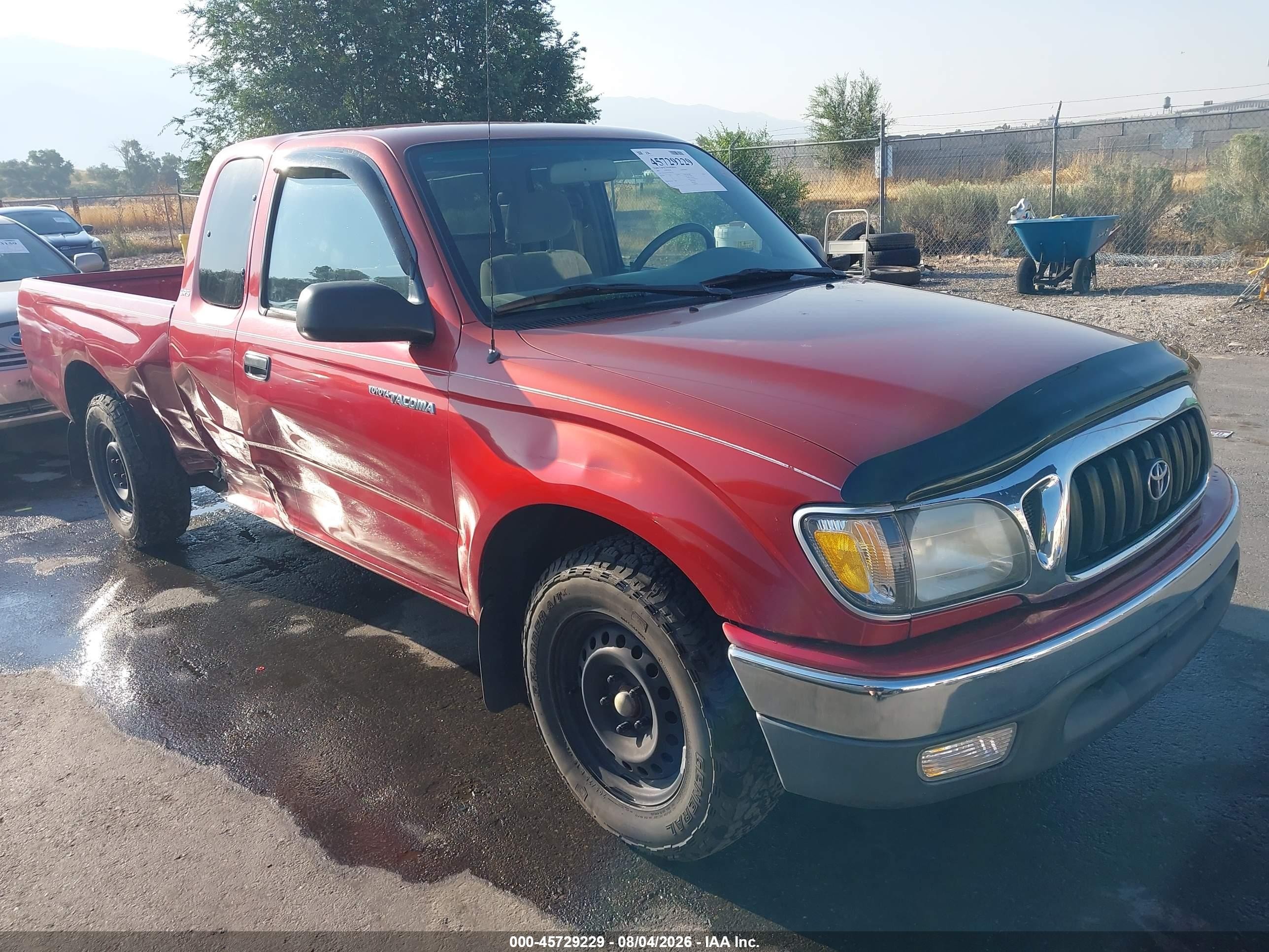 2001 Toyota Tacoma, VIN 5TEVL52N71Z782334 — Бок