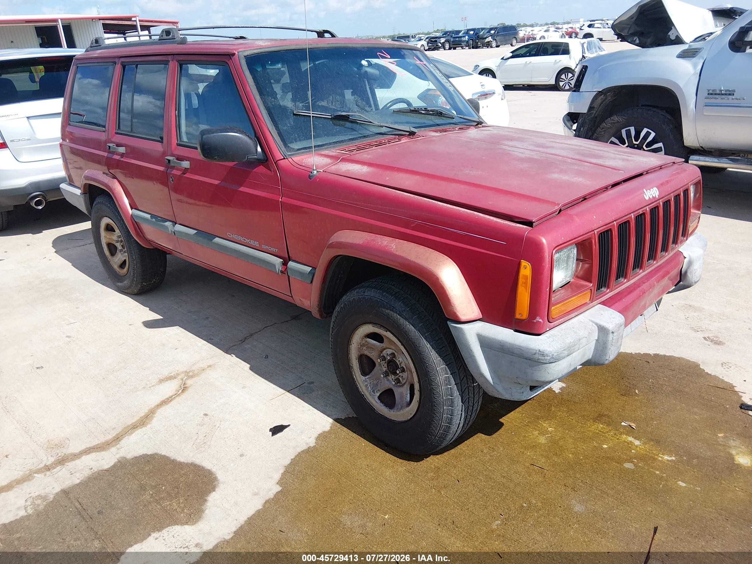 1999 Jeep Cherokee Sport, VIN 1J4FT68S6XL625807 — Normal wear