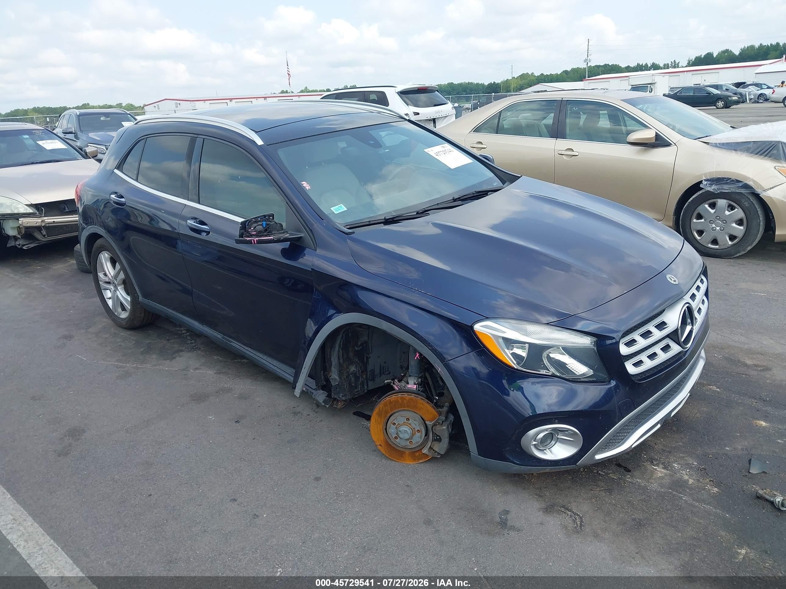 2018 Mercedes-Benz GLA 250, VIN WDCTG4GB6JJ478744 — Front end