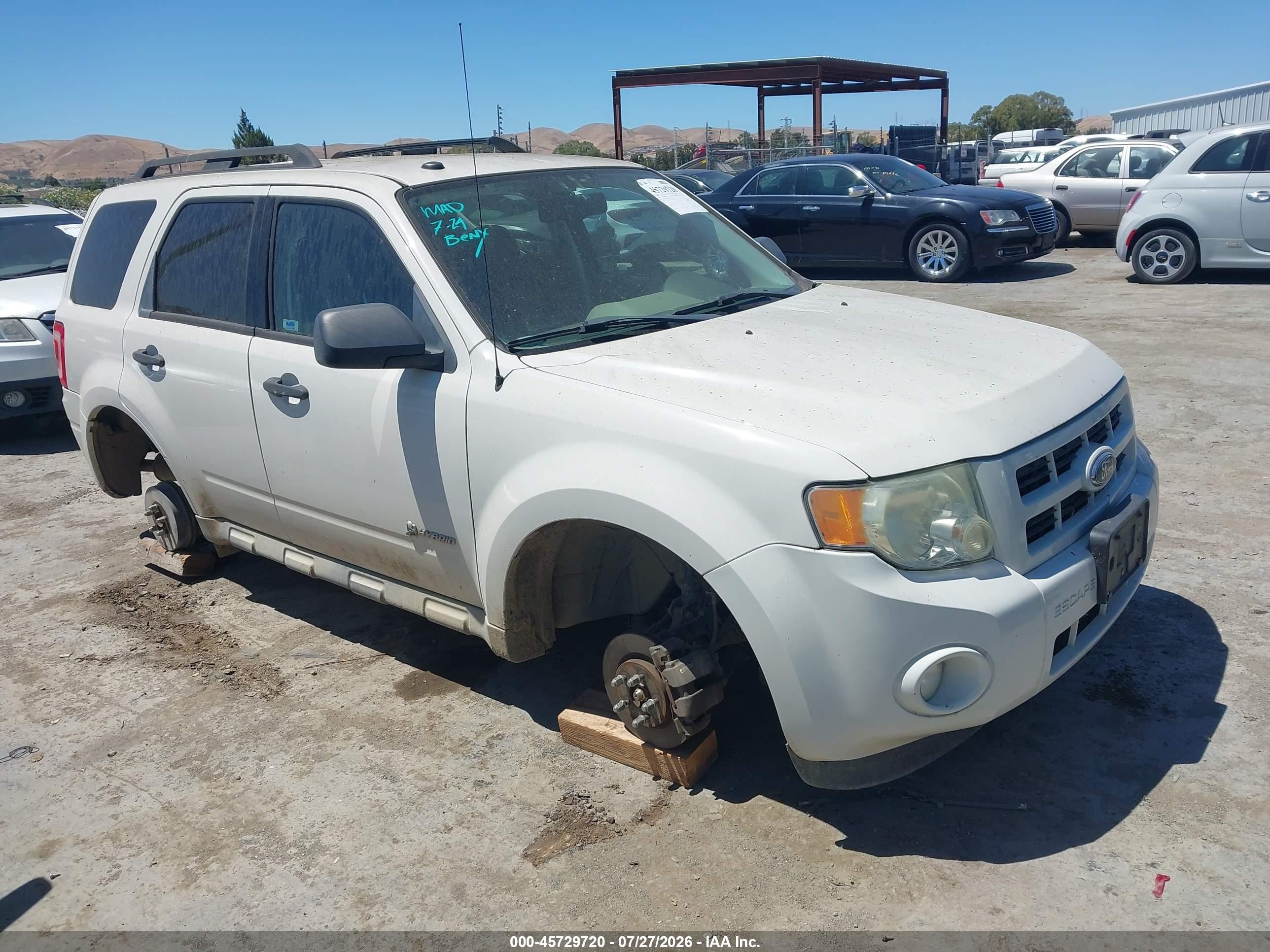2009 Ford Escape Hybrid, VIN 1FMCU49389KB46911 — Обычный износ