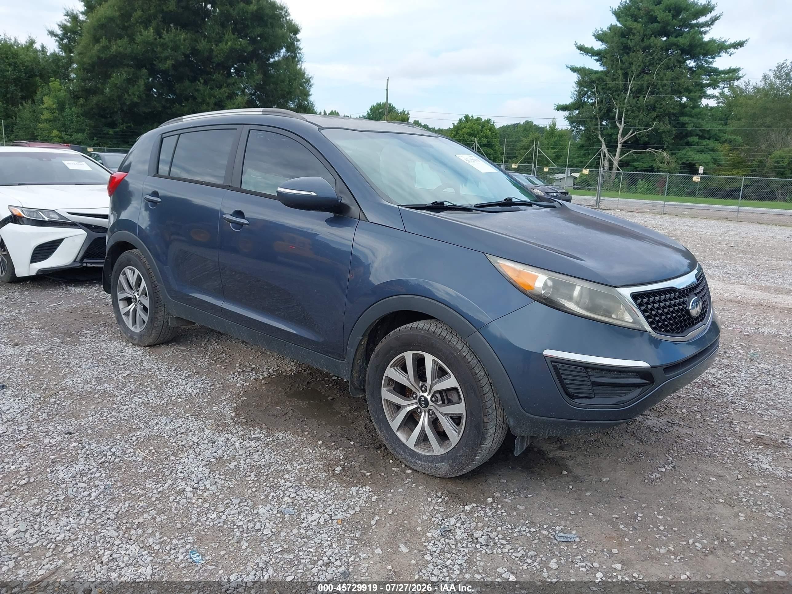 2014 Kia Sportage LX, VIN KNDPB3ACXE7570587 — Normal wear